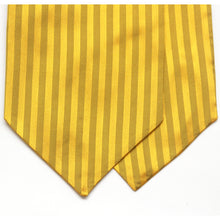 Load image into Gallery viewer, Gold Silk Cravat Ascot
