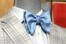 Load image into Gallery viewer, Big Butterfly Blue Ornament Silk Bow Tie
