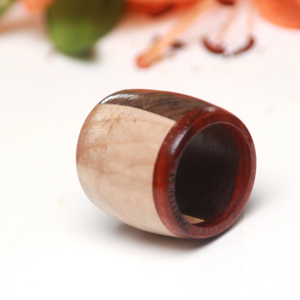 Wood Scarf ring