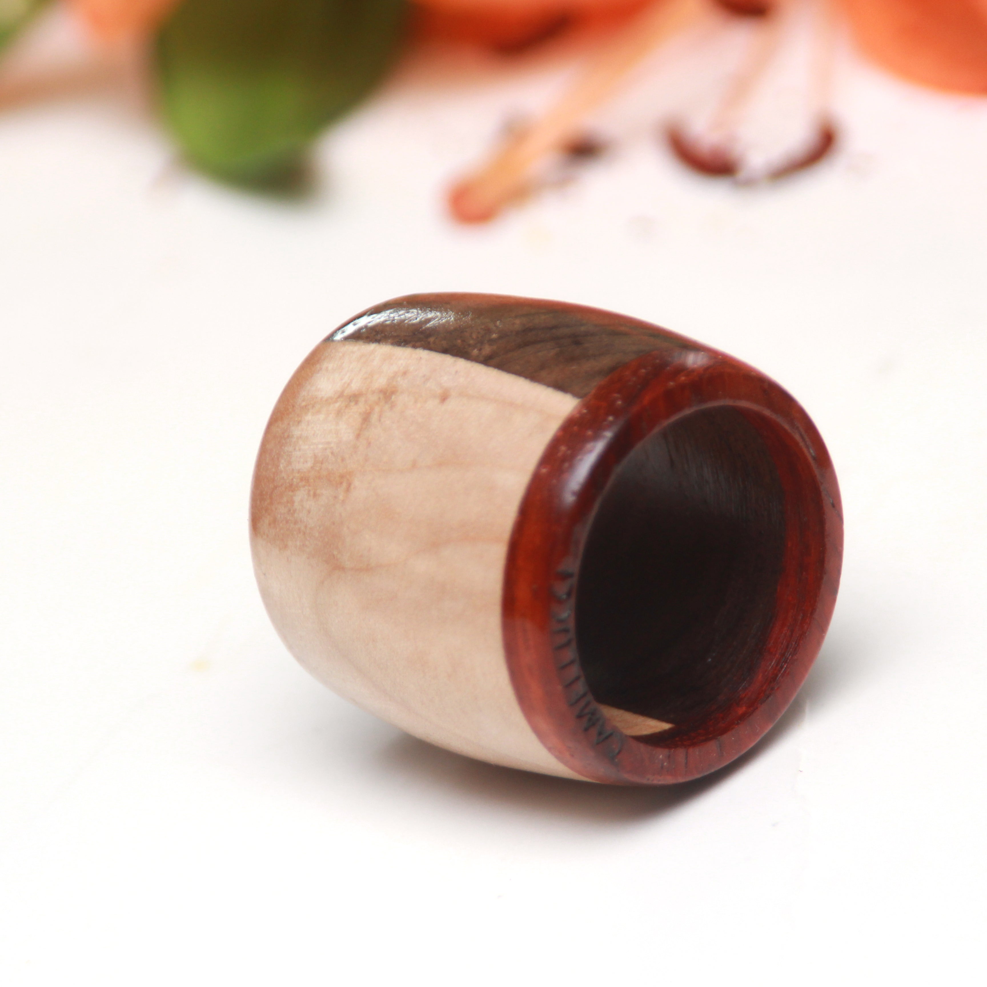 Wood Scarf ring