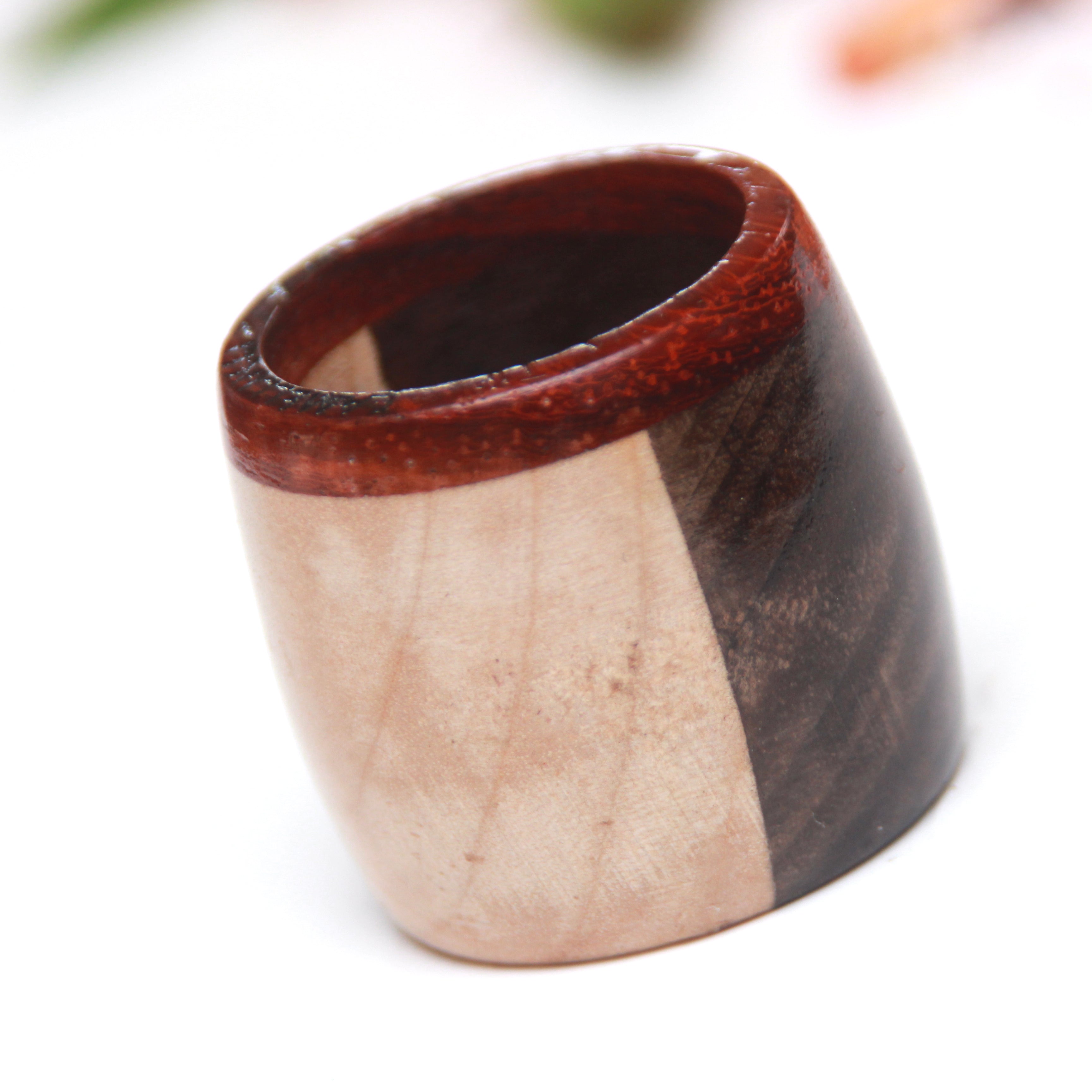 Wood Scarf ring