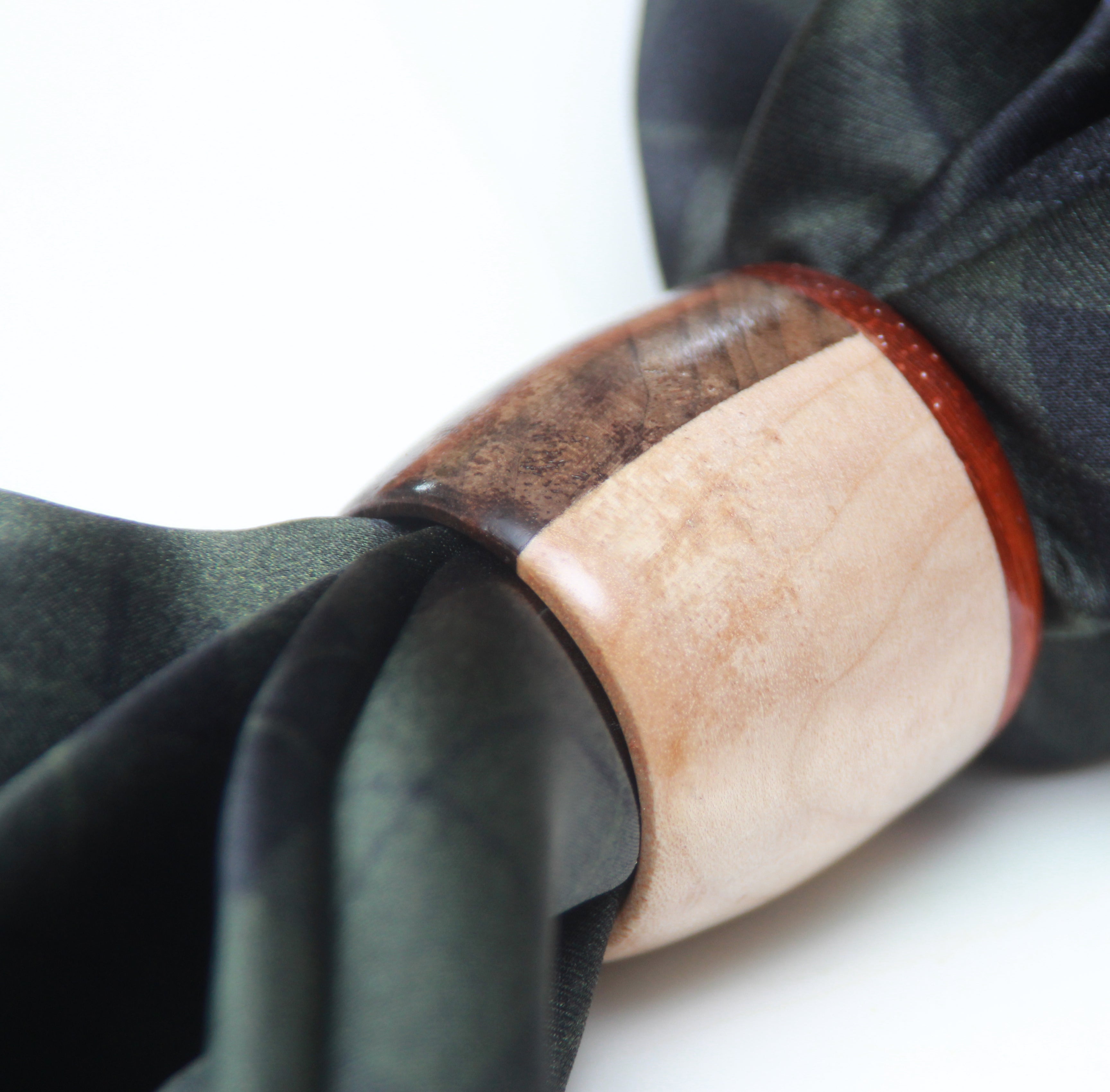 Wood Scarf ring