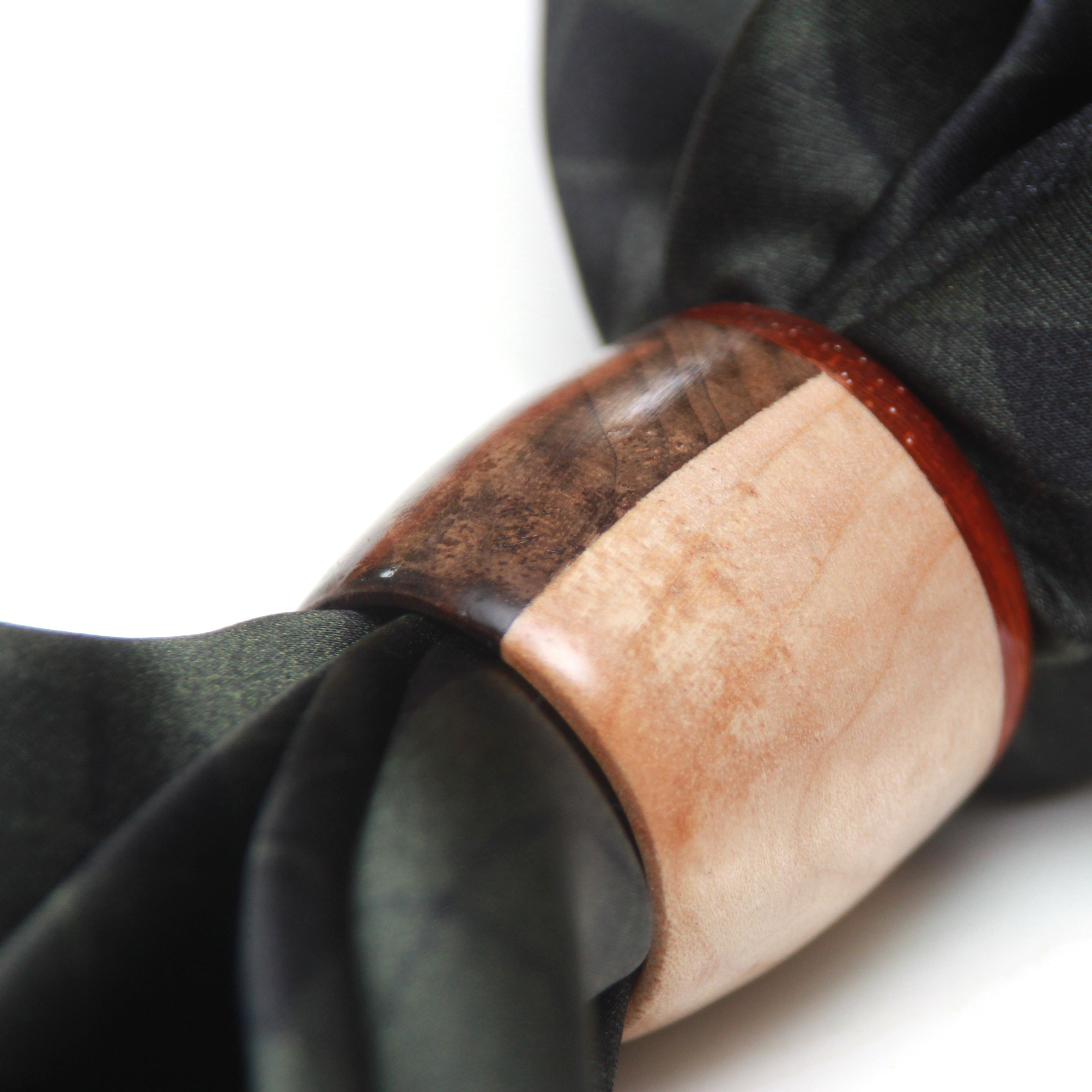 Wood Scarf ring