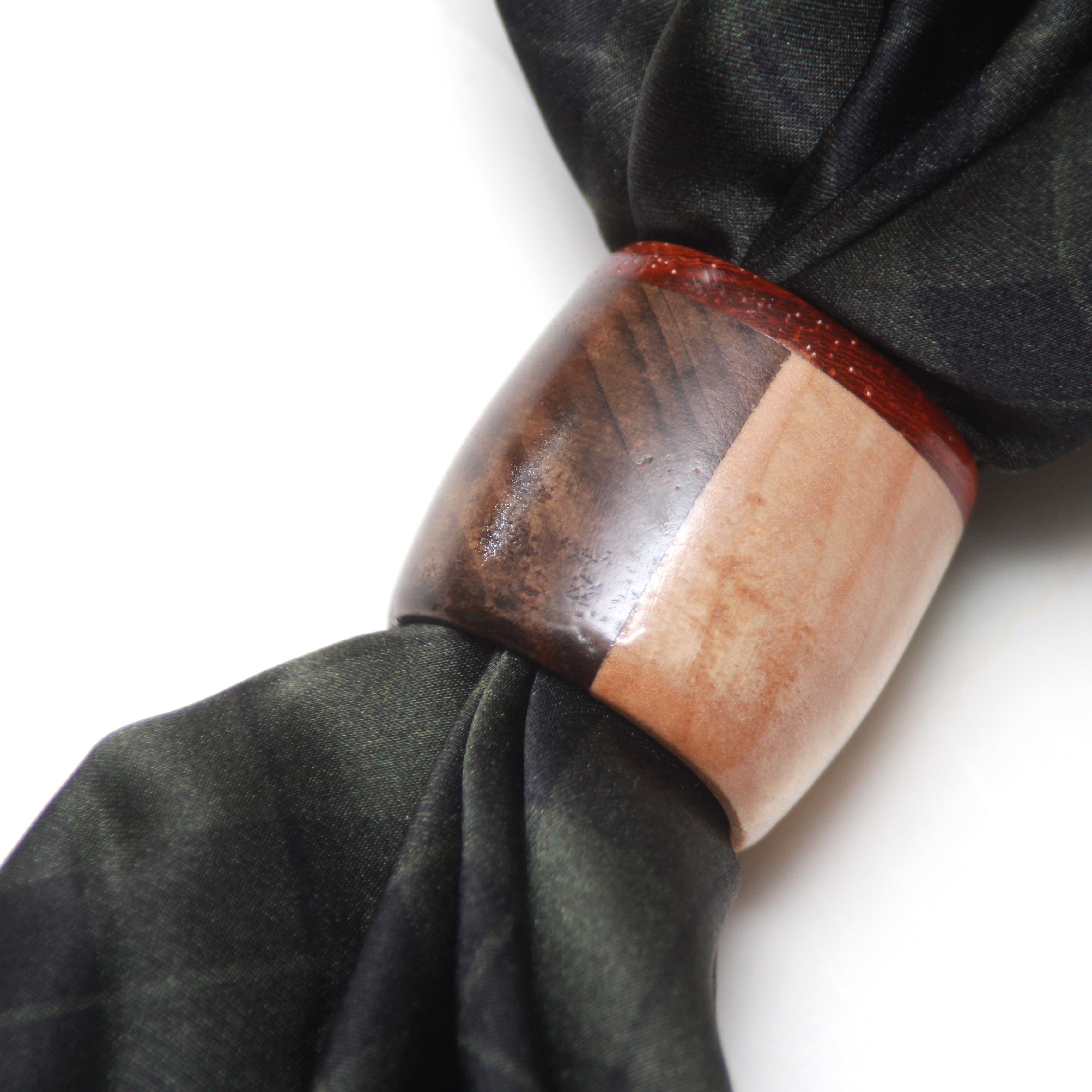 Wood Scarf ring