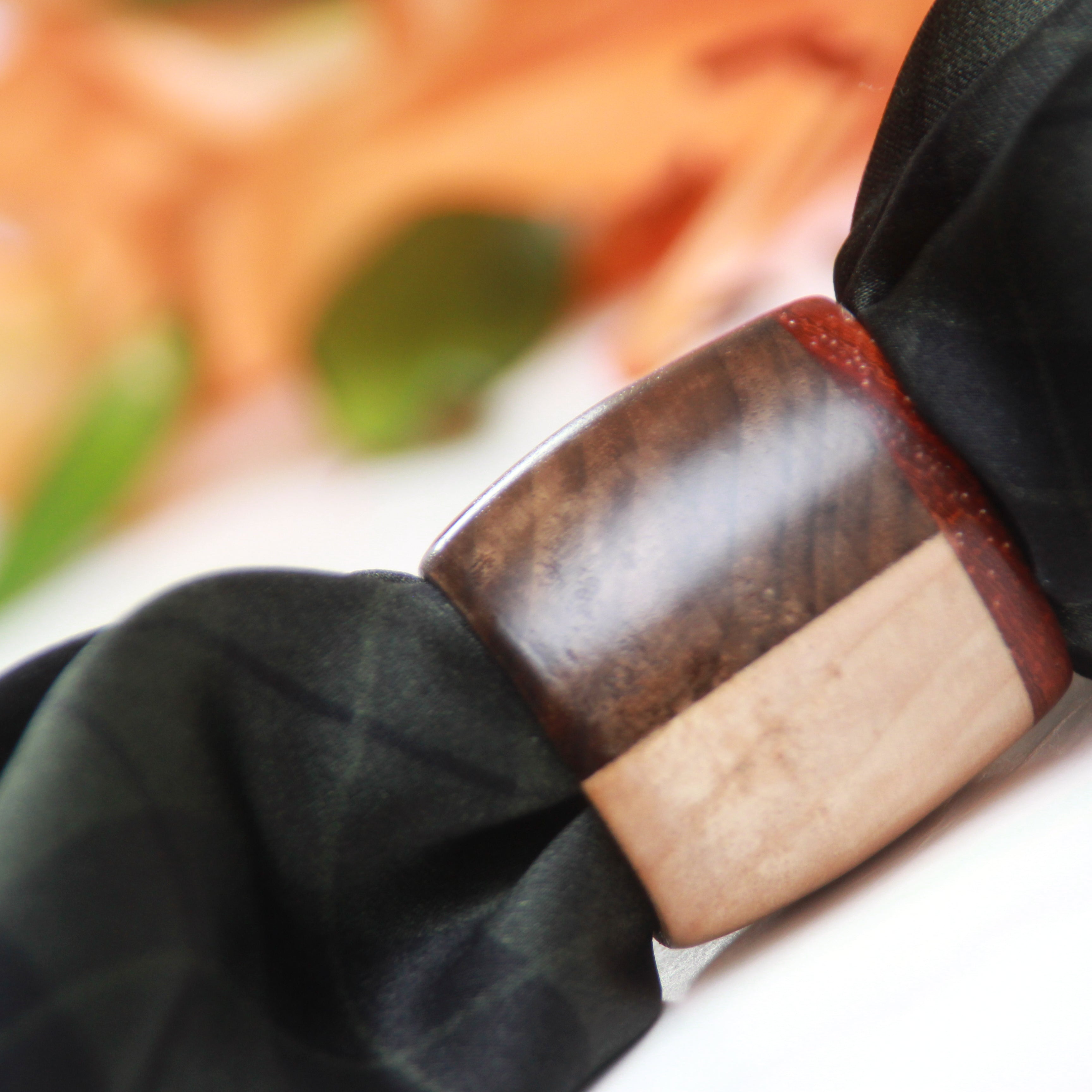 Wood Scarf ring