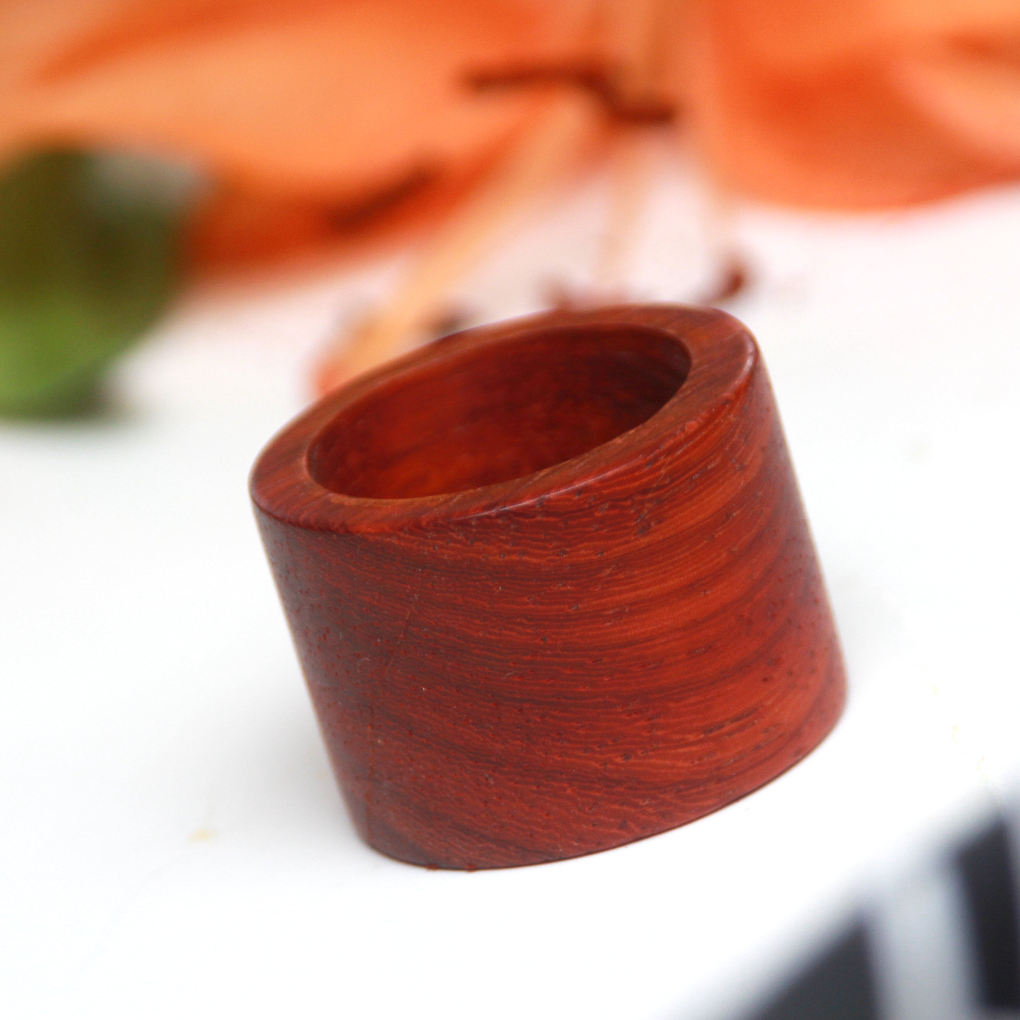 Wood Scarf ring