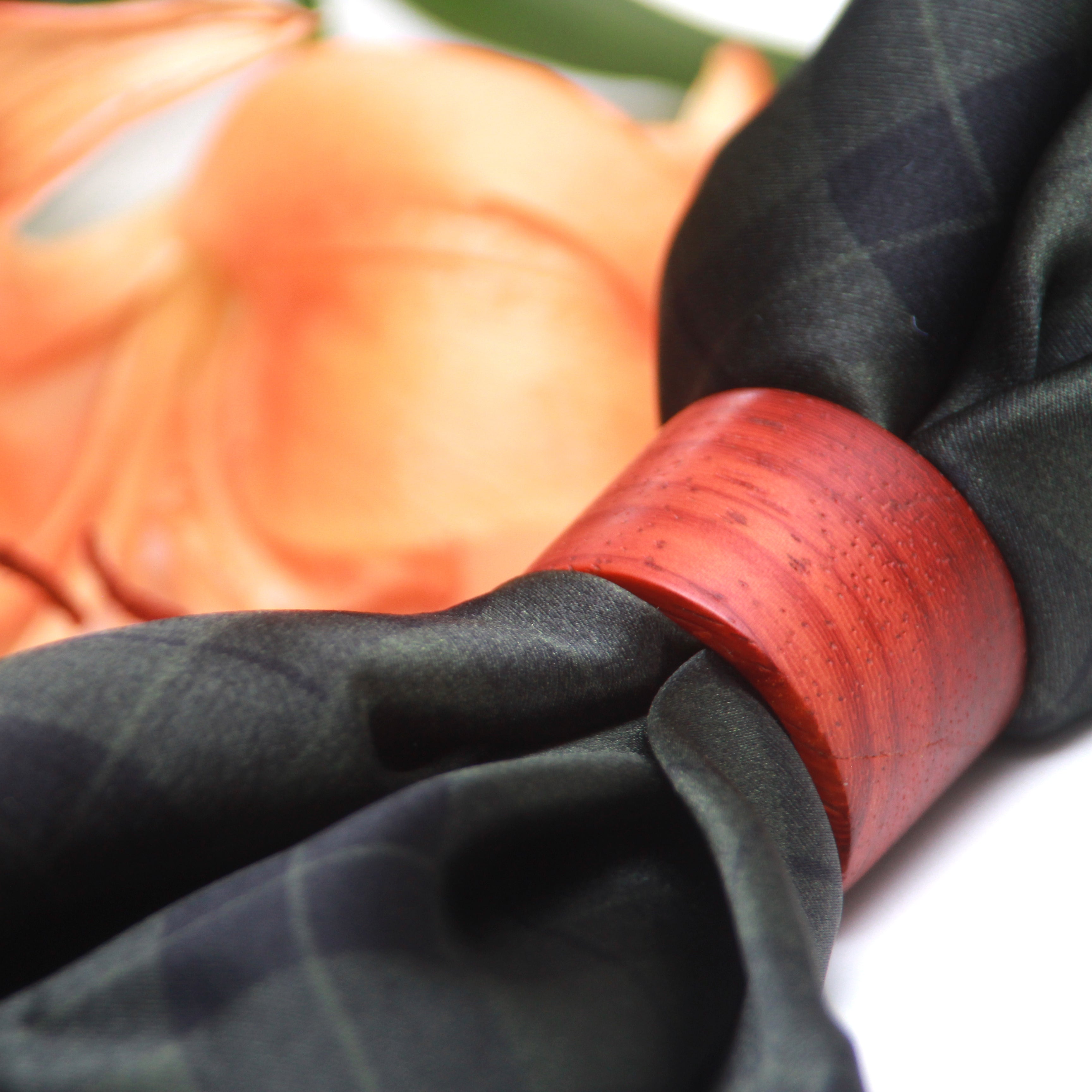 Wood Scarf ring
