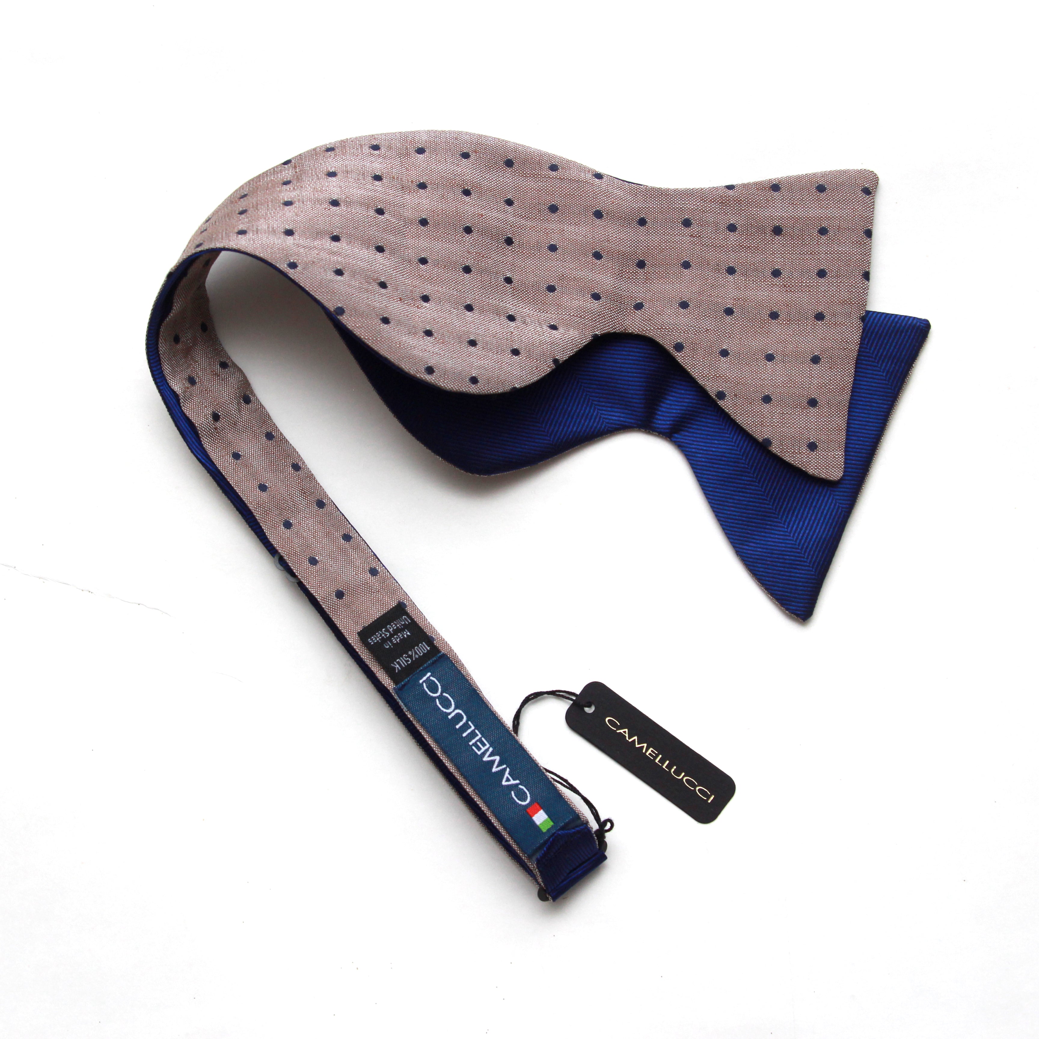 Men's Large Silk Bow Tie