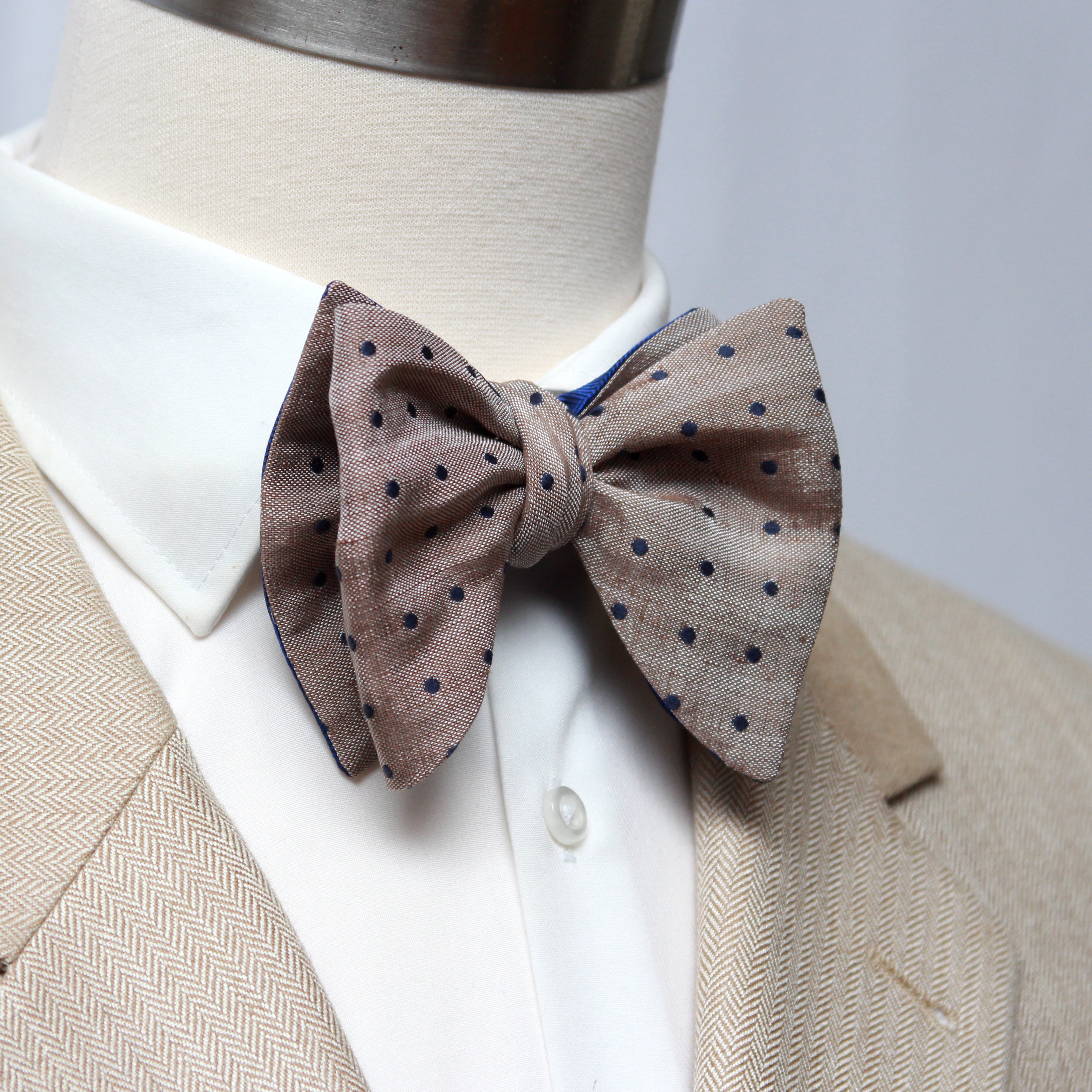 Men's Large Silk Bow Tie