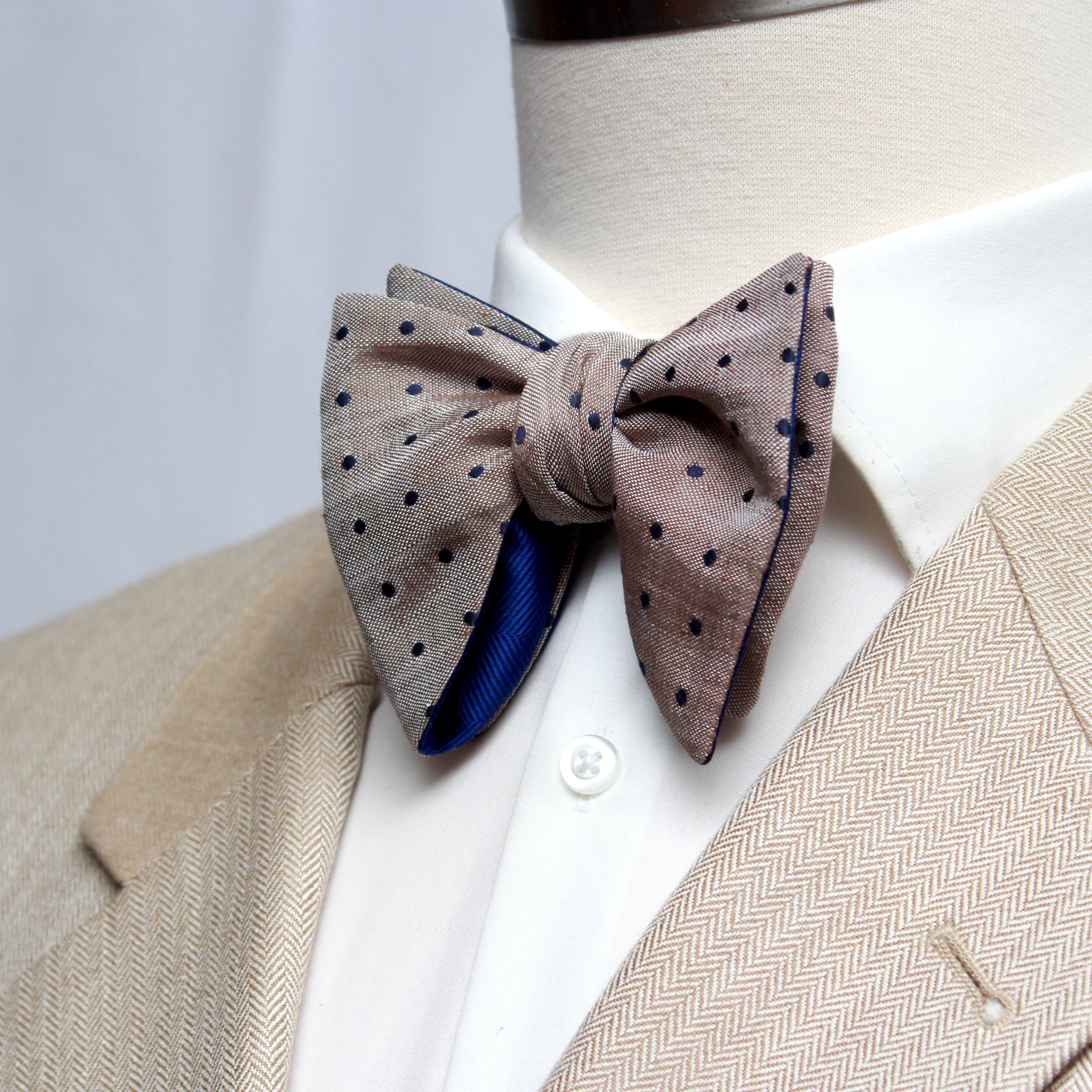 Men's Large Silk Bow Tie