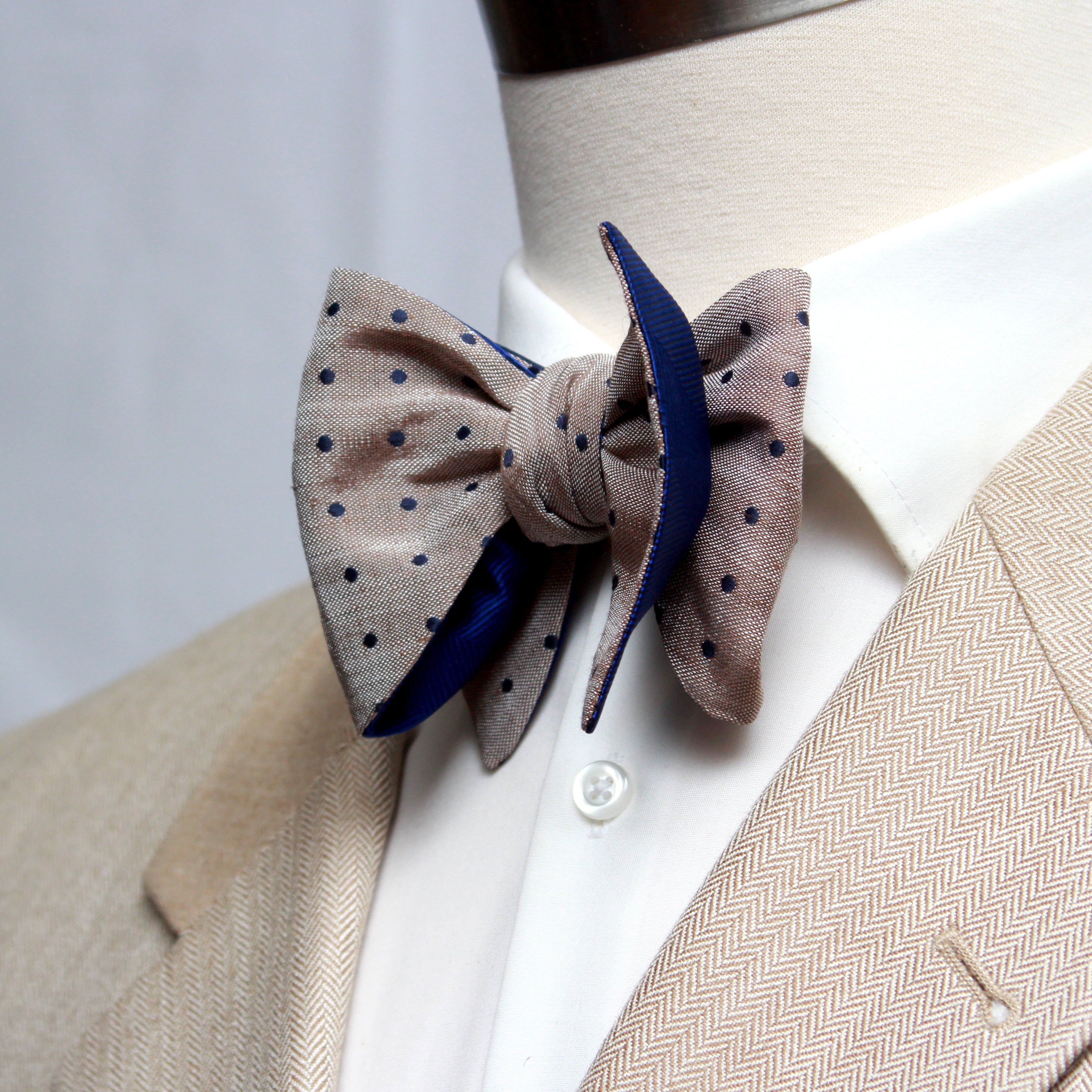 Men's Large Silk Bow Tie