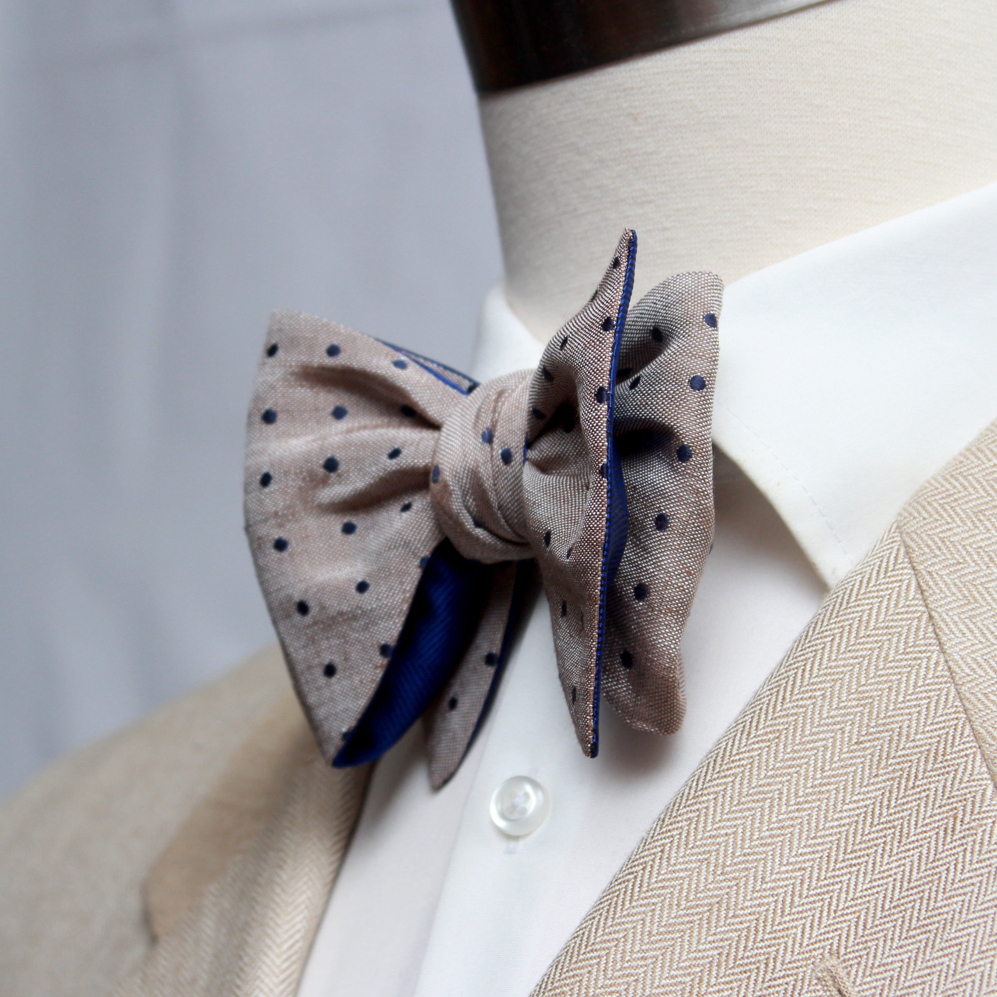 Men's Large Silk Bow Tie