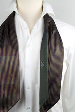 Load image into Gallery viewer, Silk Cravat Ascot Olive Green
