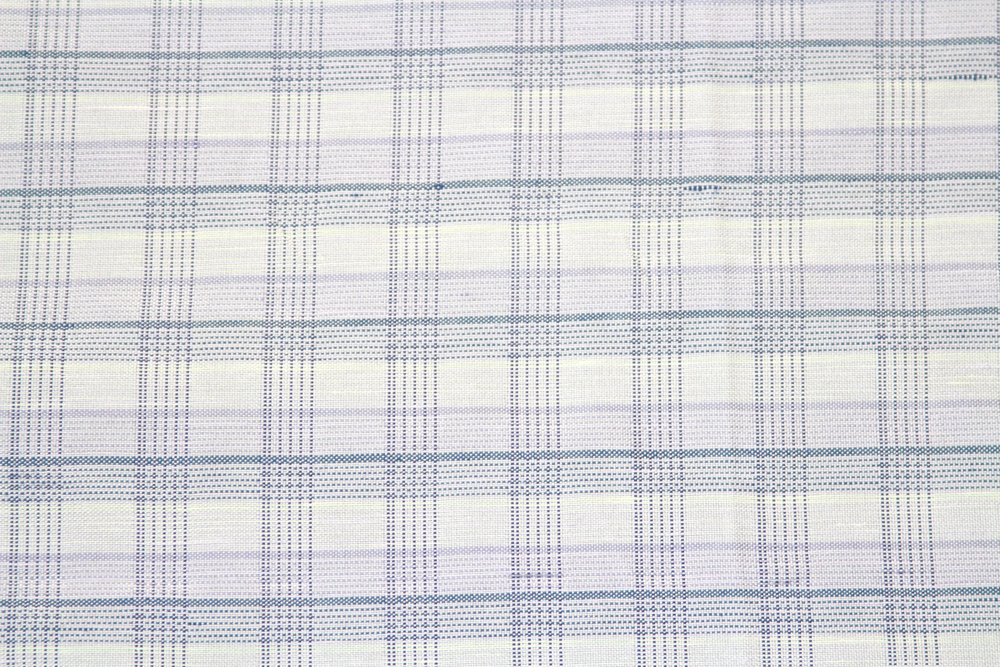 100%silk Woven Plaid Silk Fabric Piece 27" x 25"