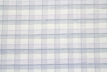 Load image into Gallery viewer, 100%silk Woven Plaid Silk Fabric Piece 27&quot; x 25&quot;
