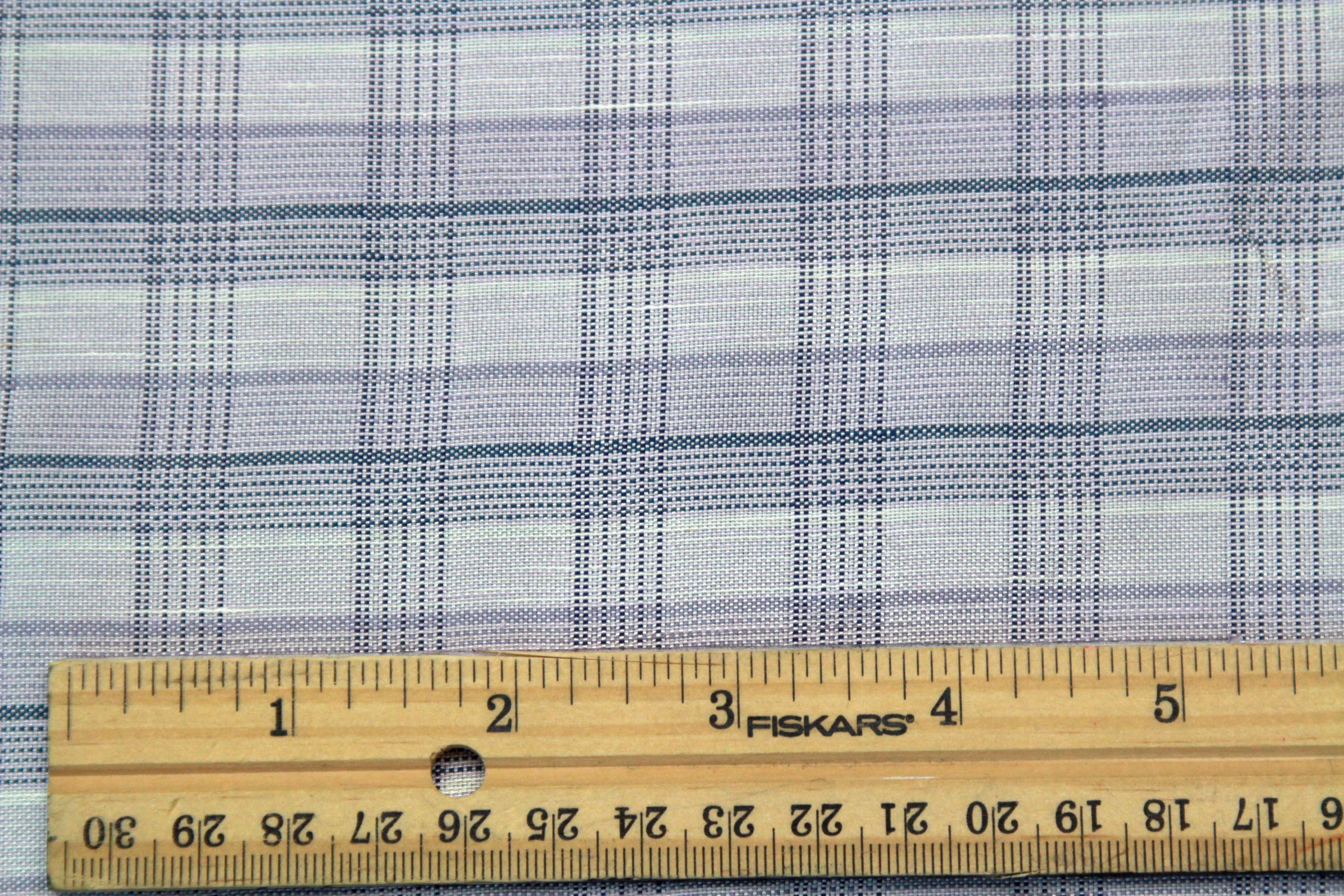 100%silk Woven Plaid Silk Fabric Piece 27" x 25"