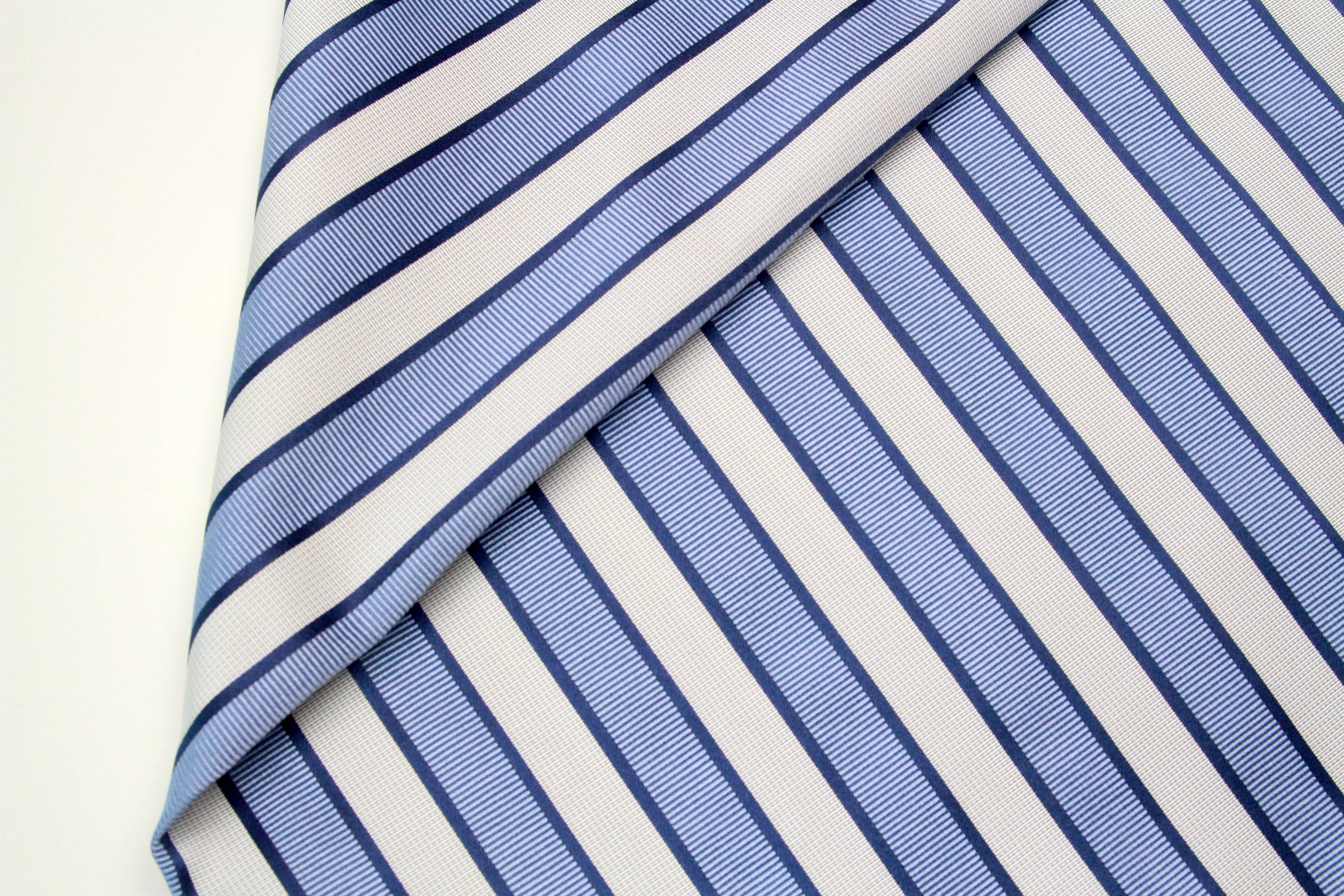 Woven Striped Silk Fabric Piece 27" x 36"
