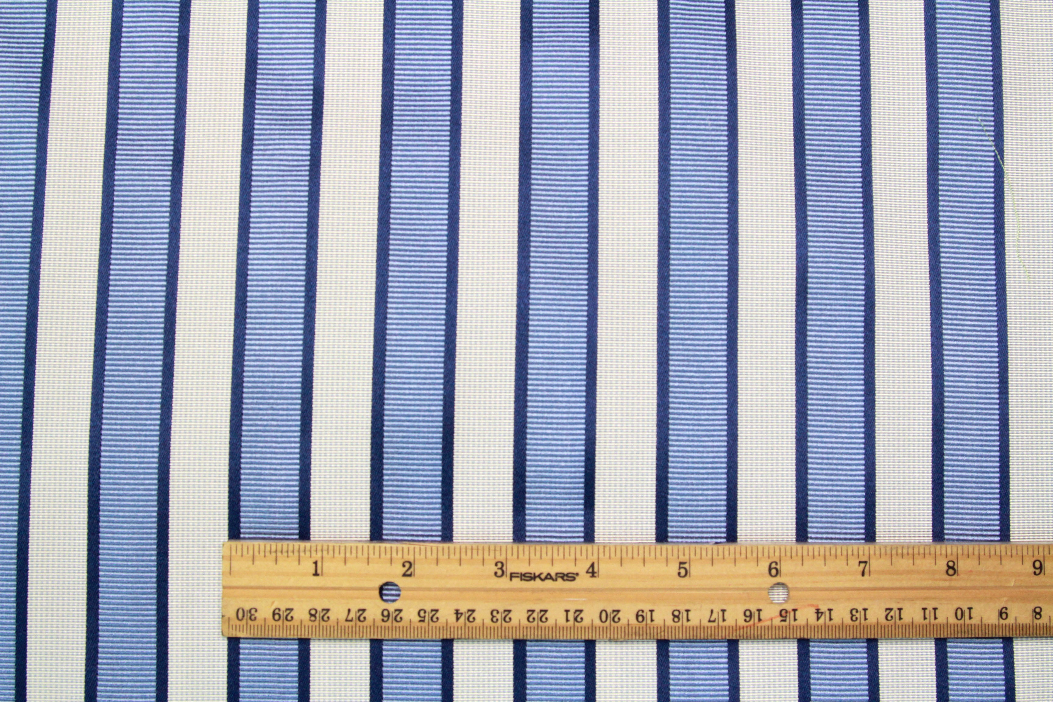 Woven Striped Silk Fabric Piece 27" x 36"