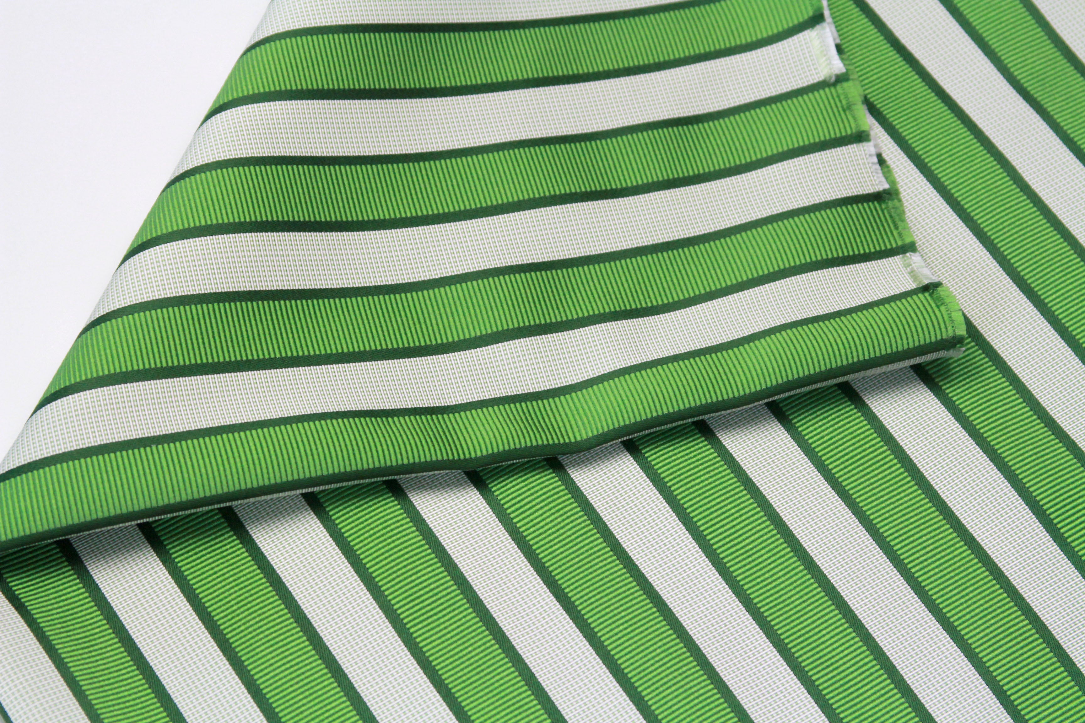 Woven Striped Silk Fabric Piece 27" x 36"