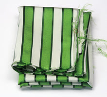 Load image into Gallery viewer, Woven Striped Silk Fabric Piece 27&quot; x 36&quot;
