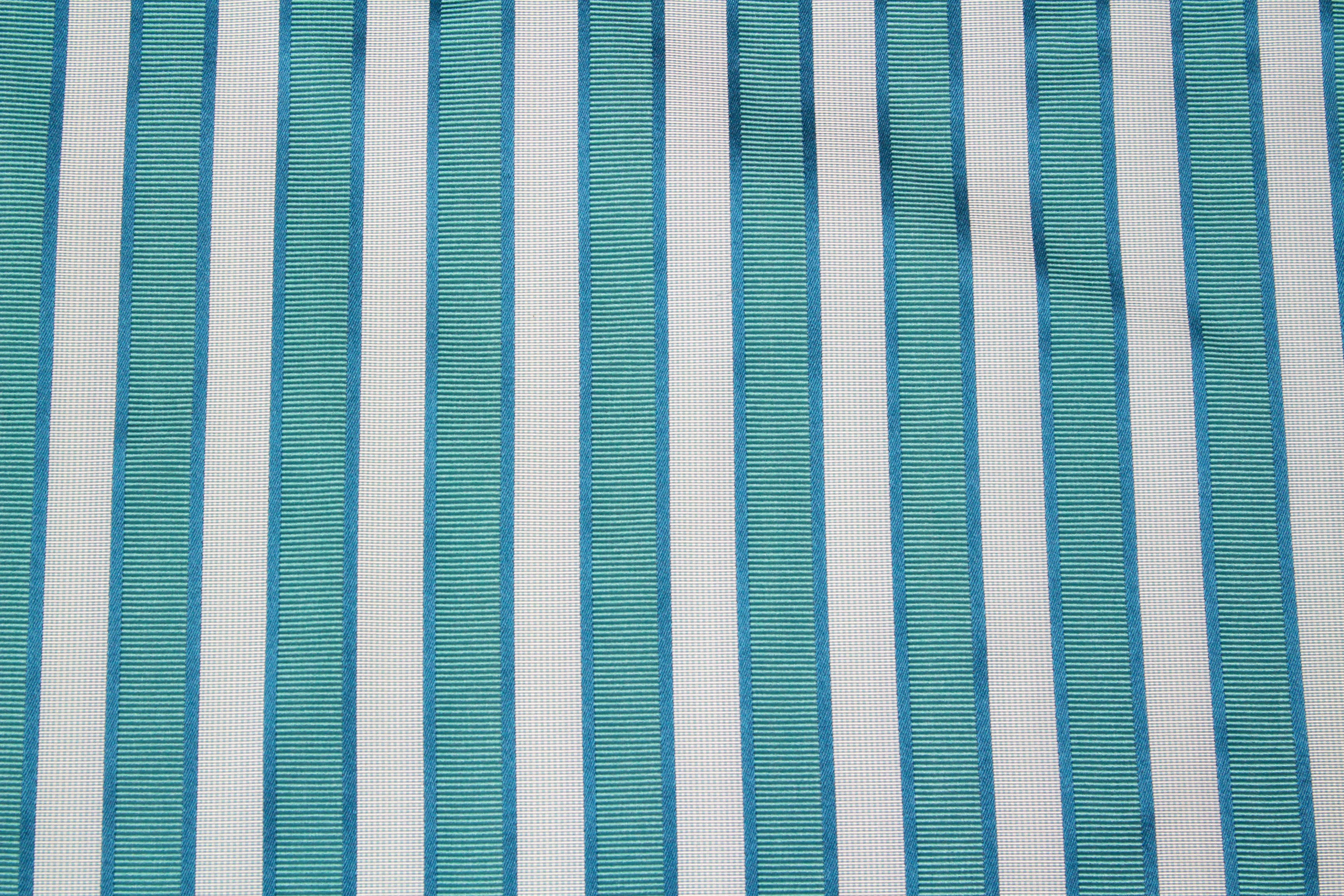 100%silk Woven Striped Silk Fabric Piece 27" x 36"