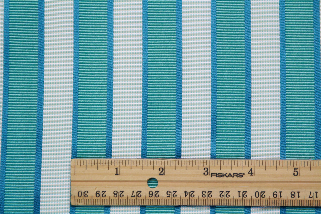 100%silk Woven Striped Silk Fabric Piece 27" x 36"