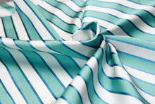 Load image into Gallery viewer, 100%silk Woven Striped Silk Fabric Piece 27&quot; x 36&quot;
