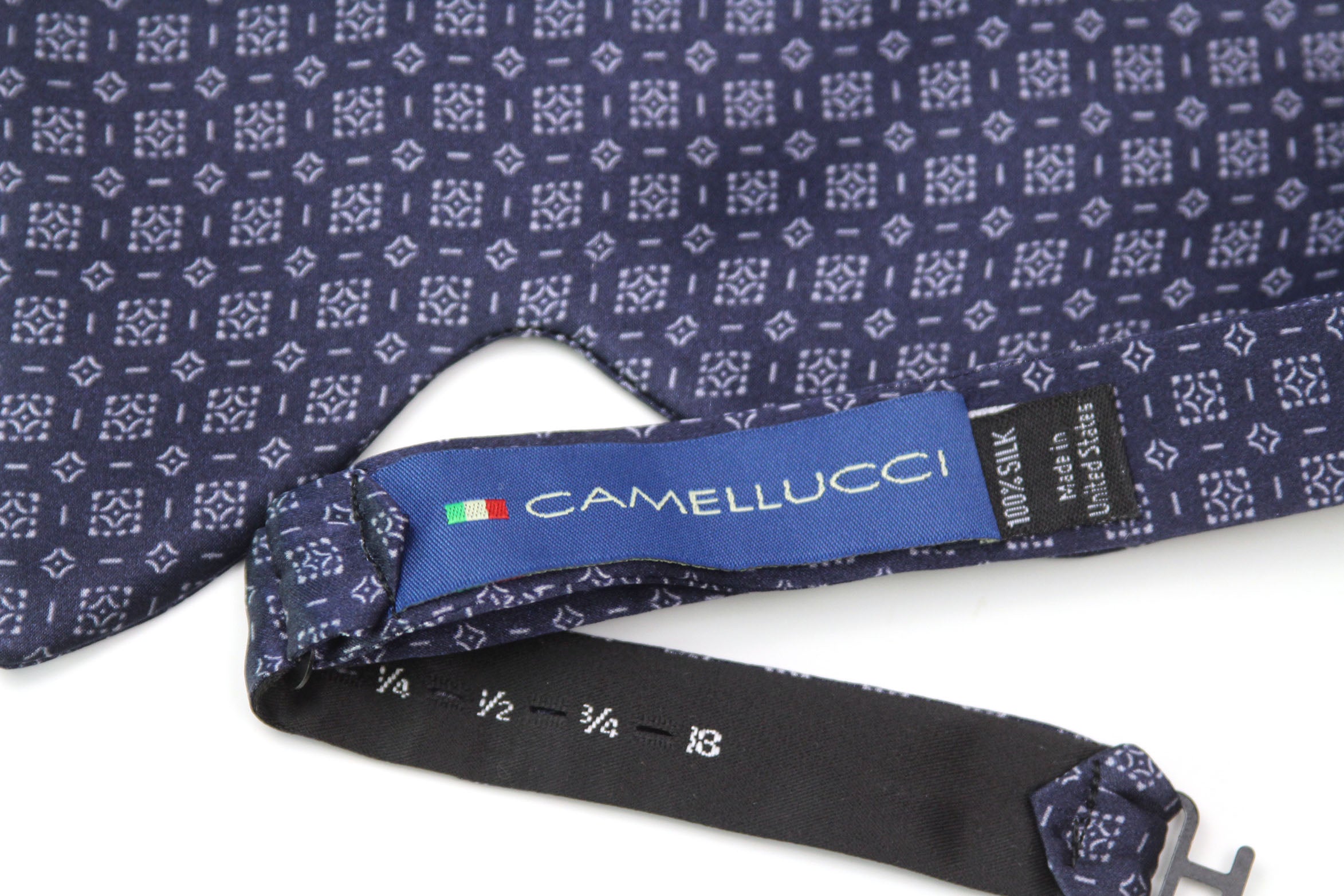 Men's Large Silk Bow Tie