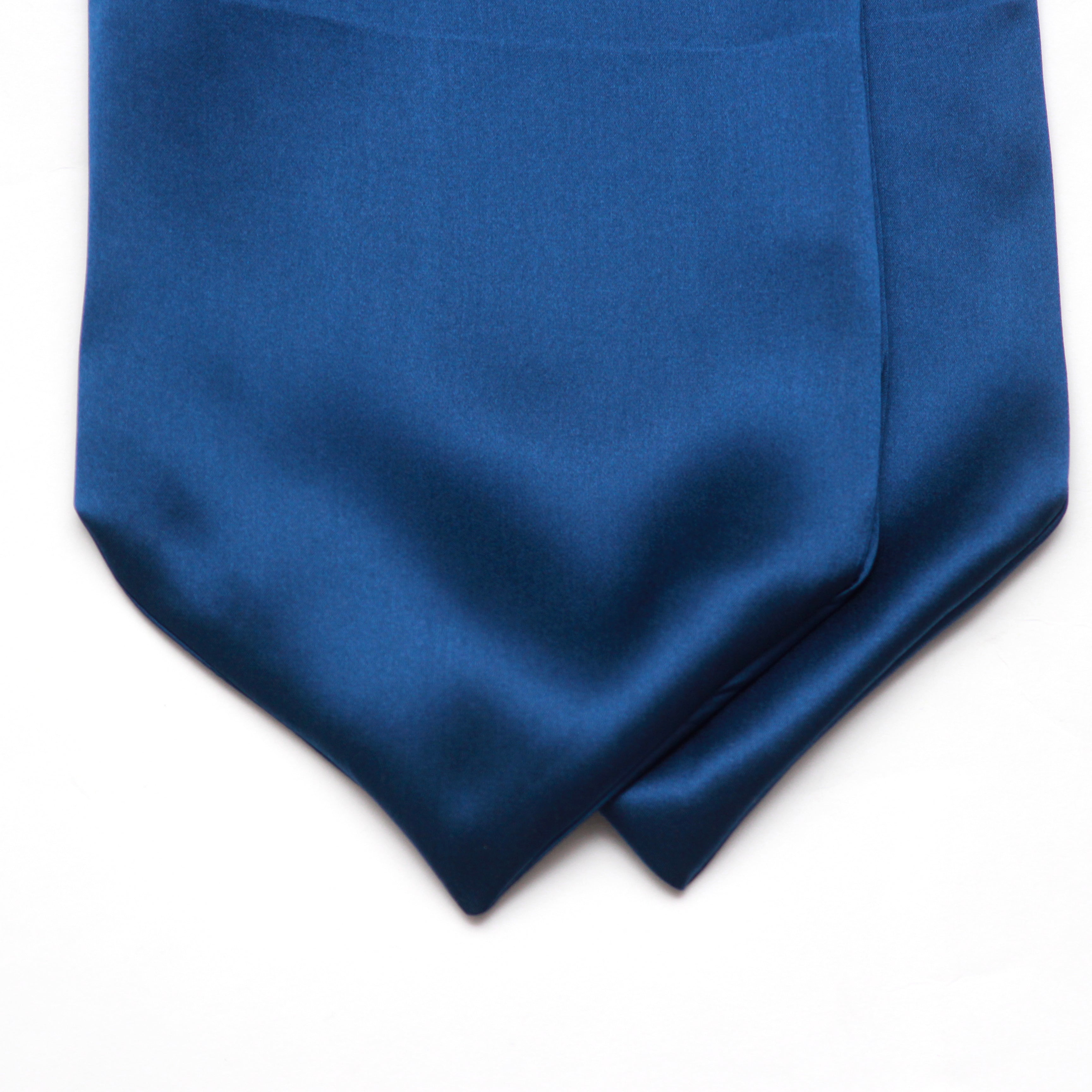 Men's Cravat Ascot Blue Navy Solid