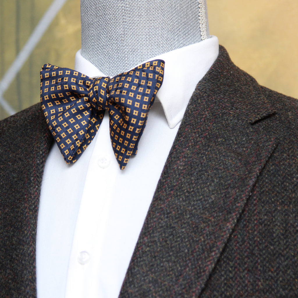 Men's Large Silk Bow Tie