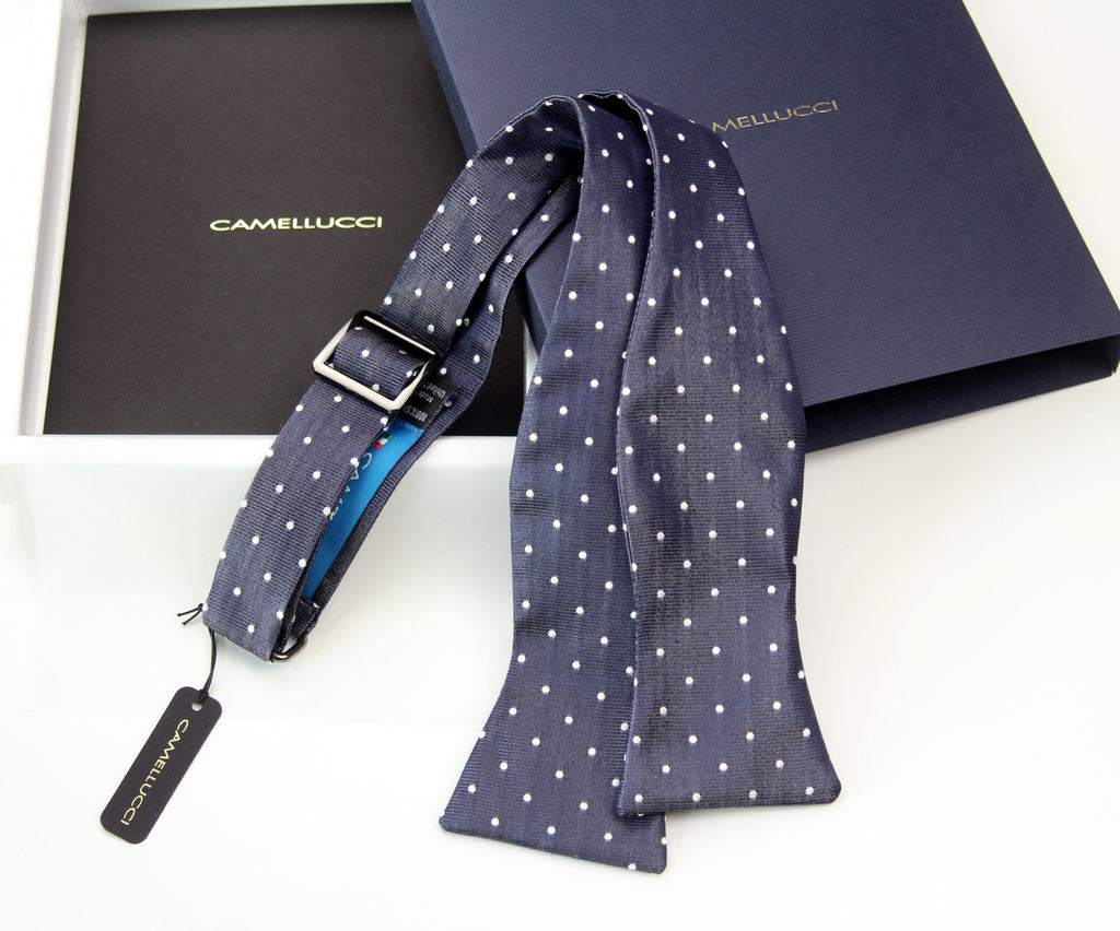 Silk Men's Bow Tie Polka Dot