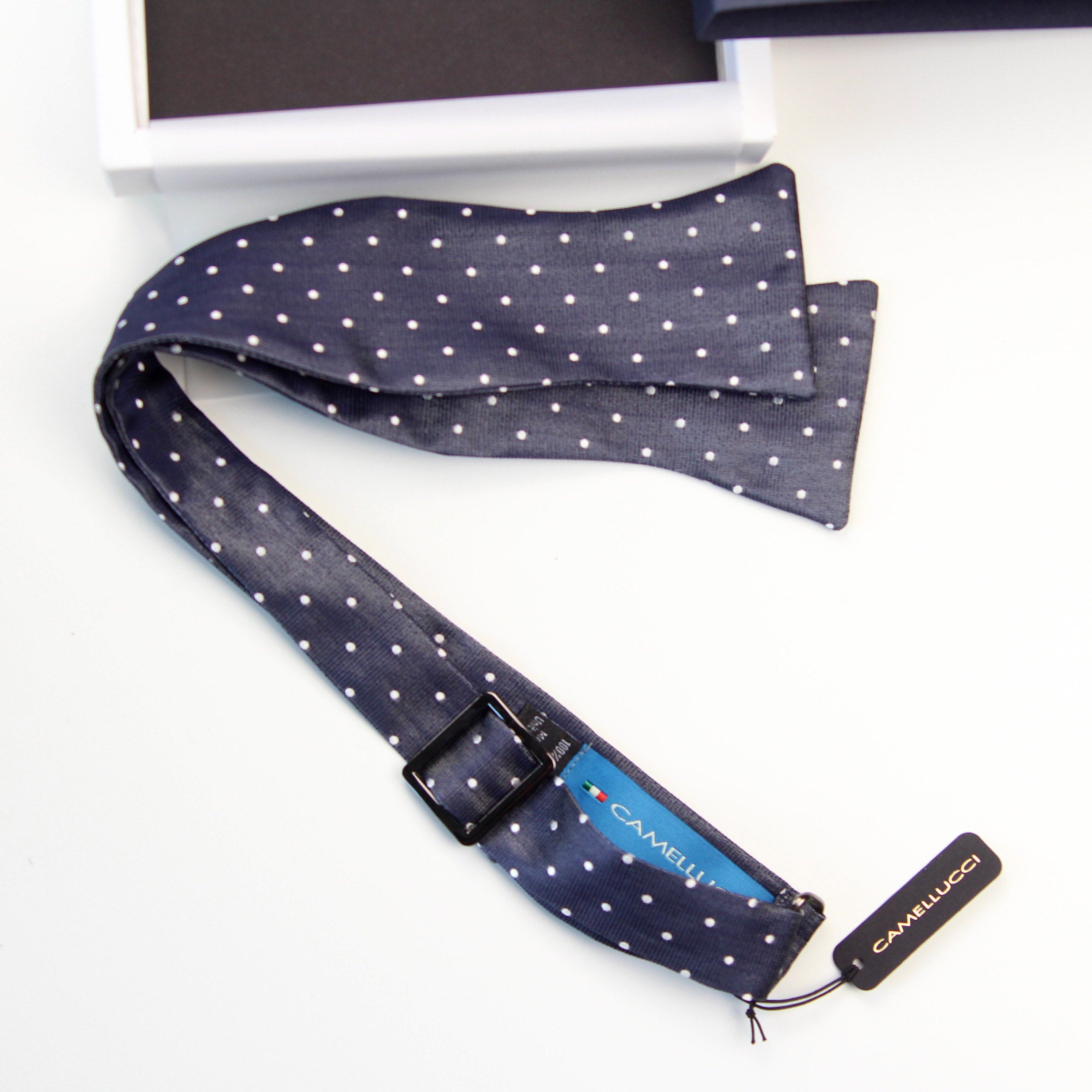 Silk Men's Bow Tie Polka Dot