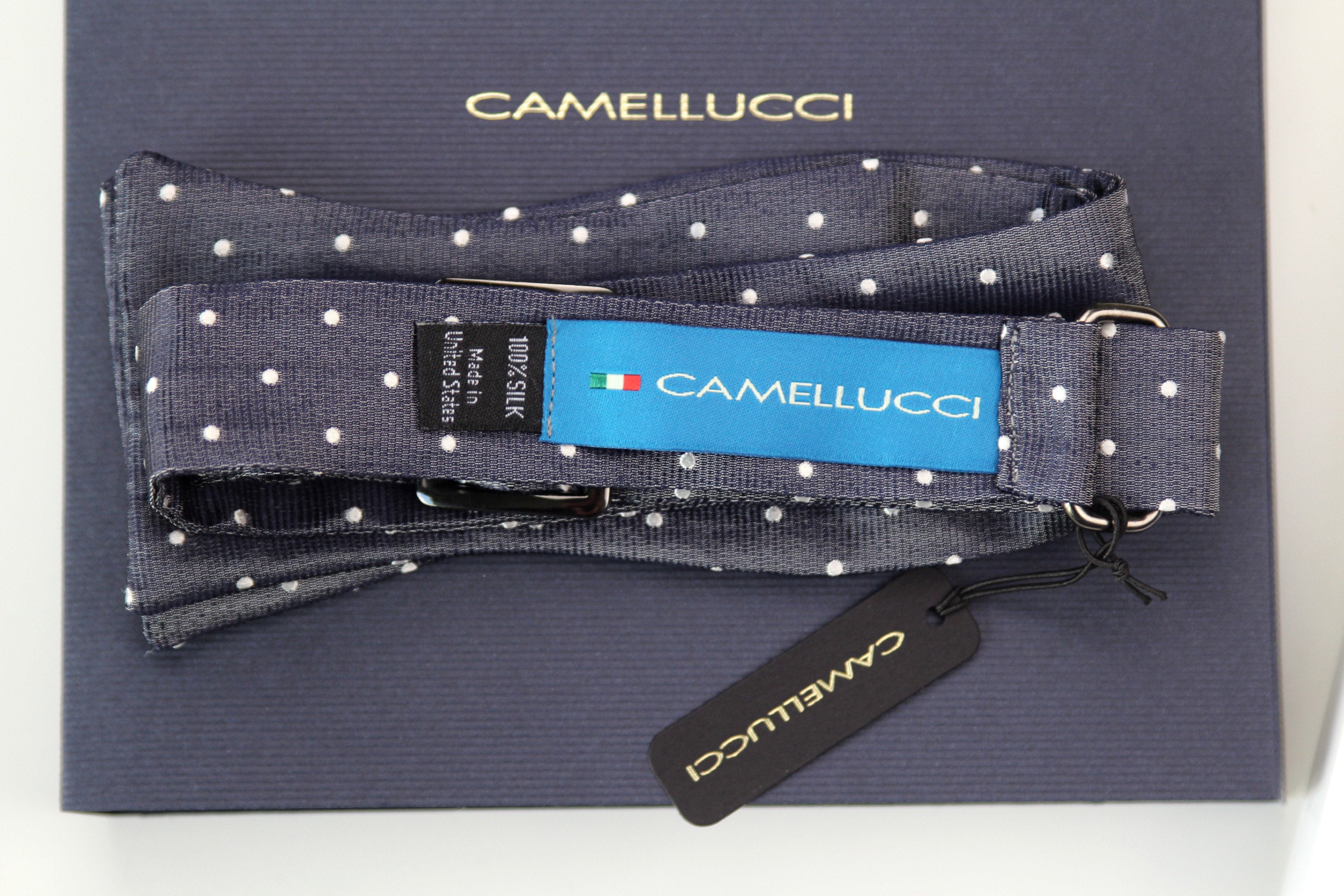 Silk Men's Bow Tie Polka Dot