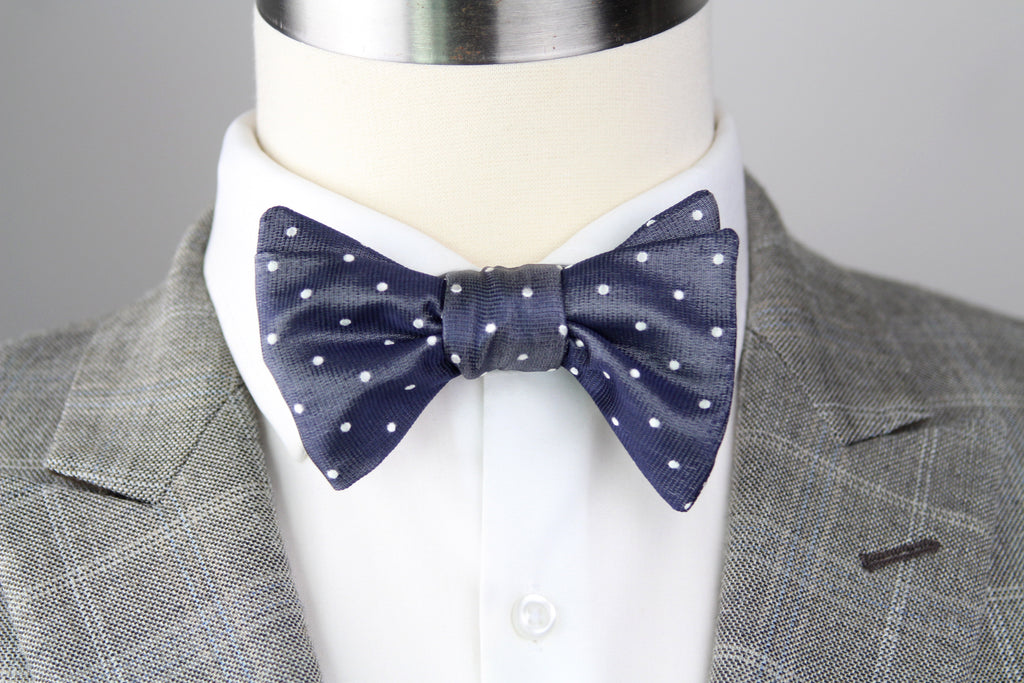 Silk Men's Bow Tie Polka Dot