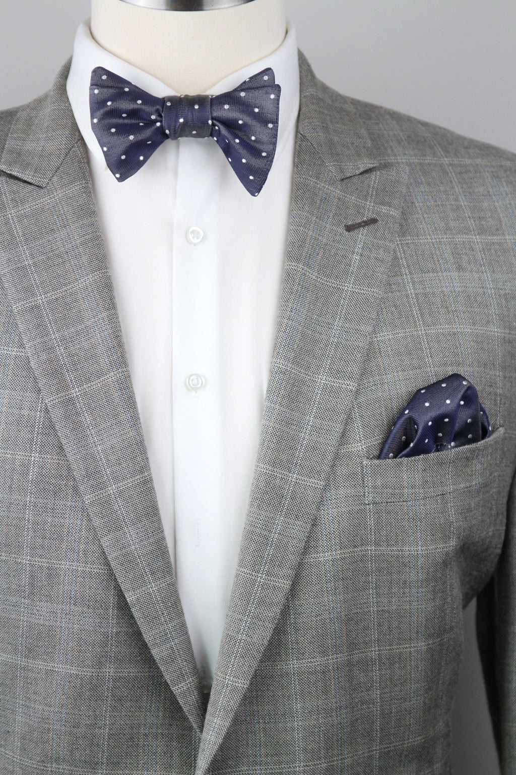 Silk Men's Bow Tie Polka Dot