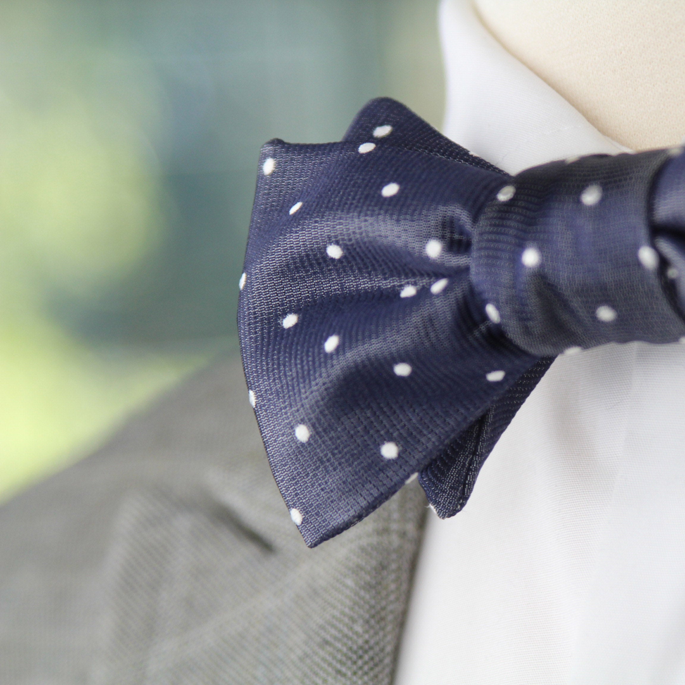 Silk Men's Bow Tie Polka Dot