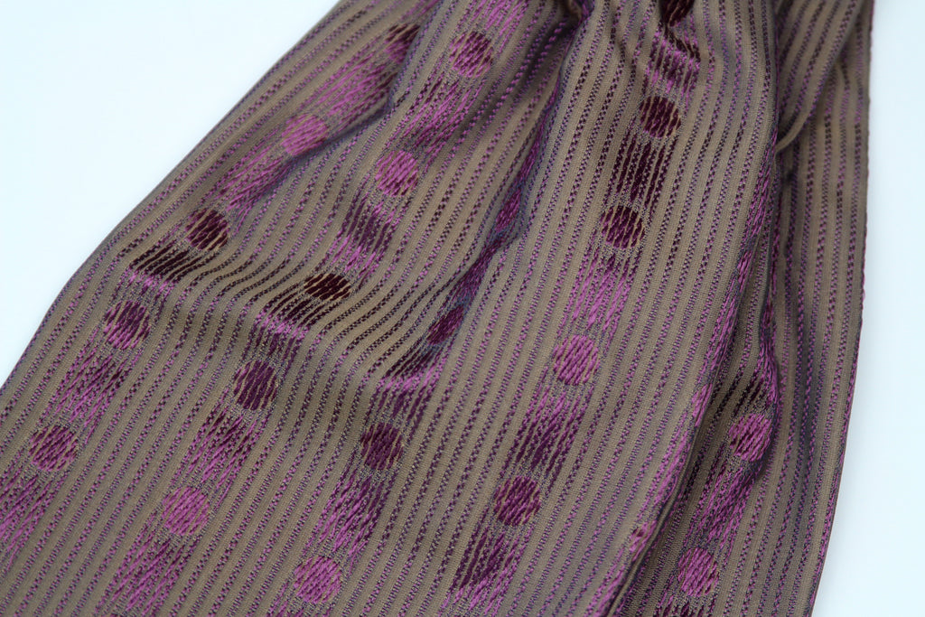 Brown Cravat Ascot Tie