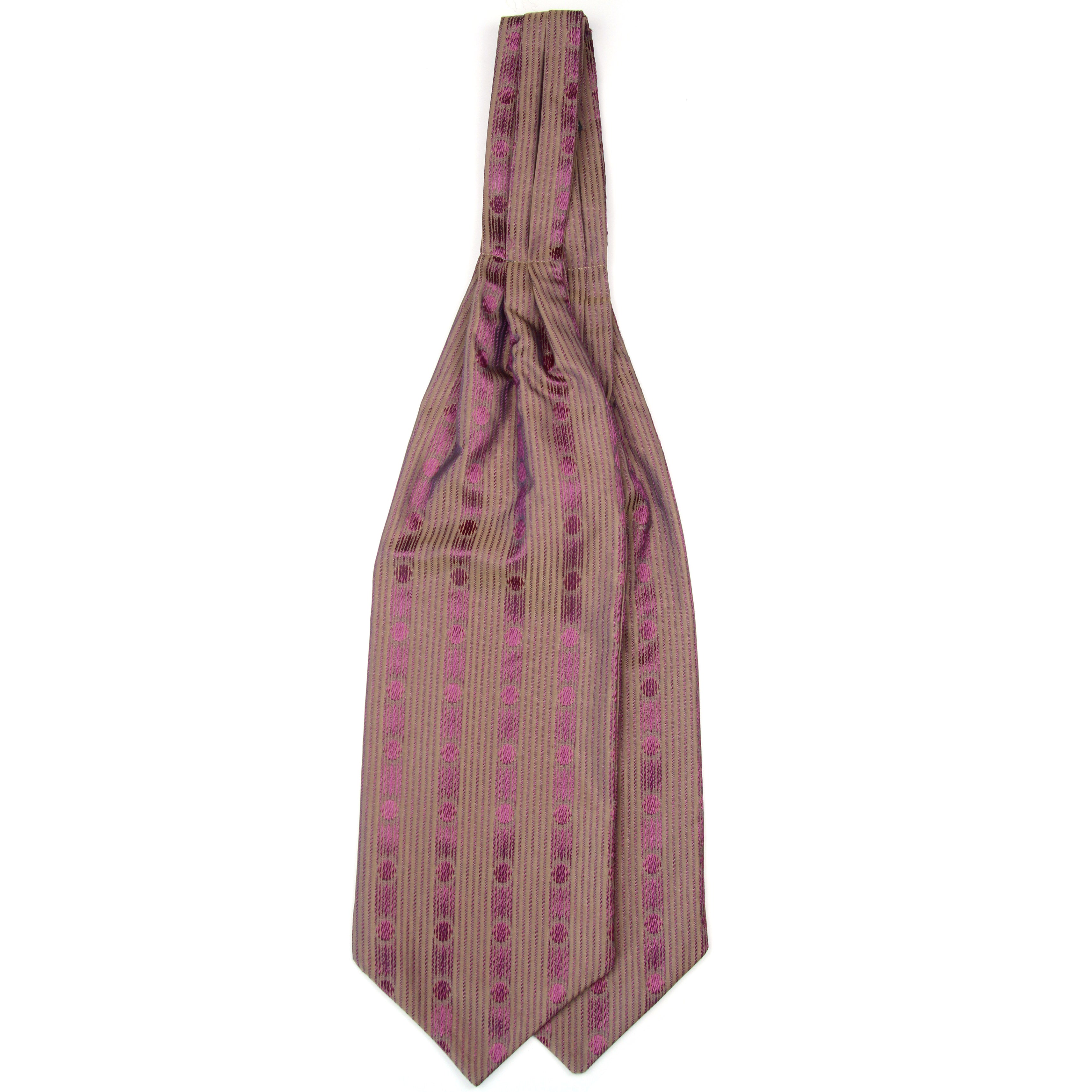 Brown Cravat Ascot Tie