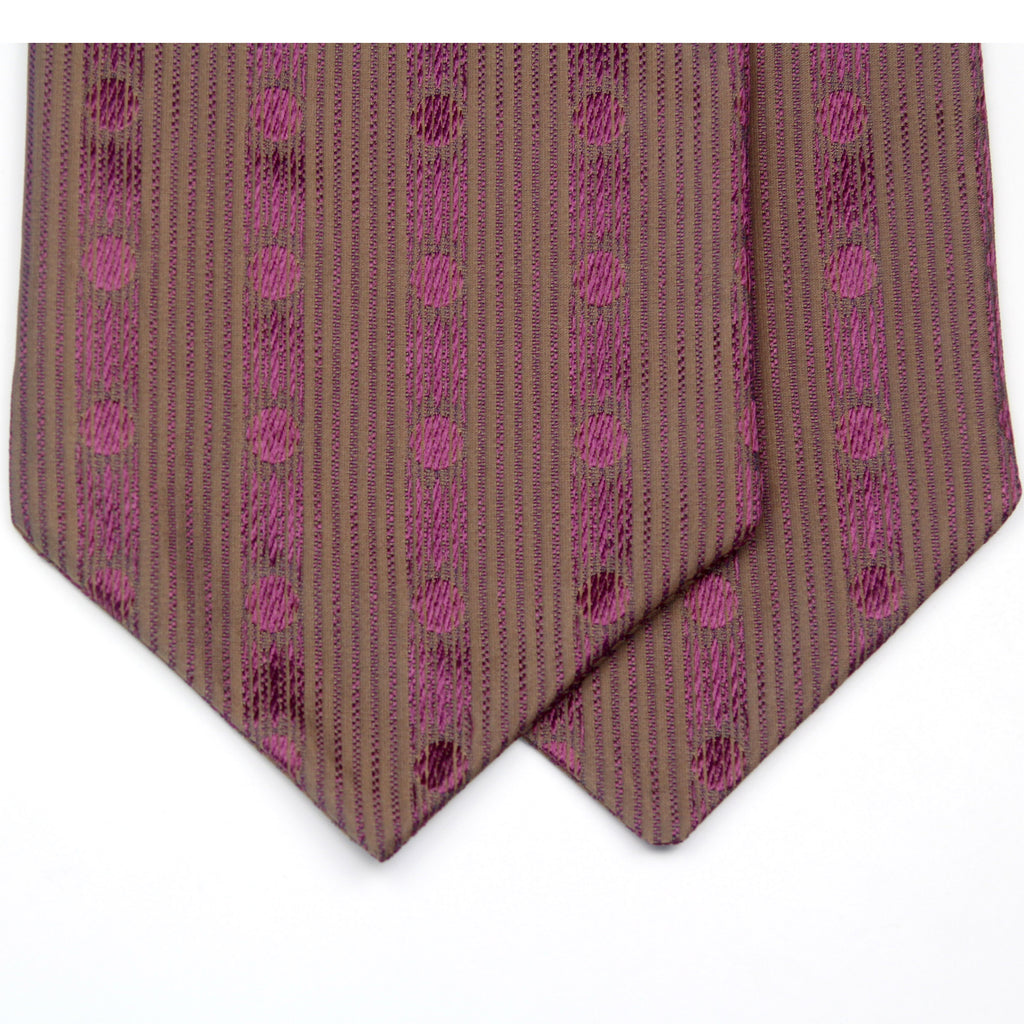 Brown Cravat Ascot Tie