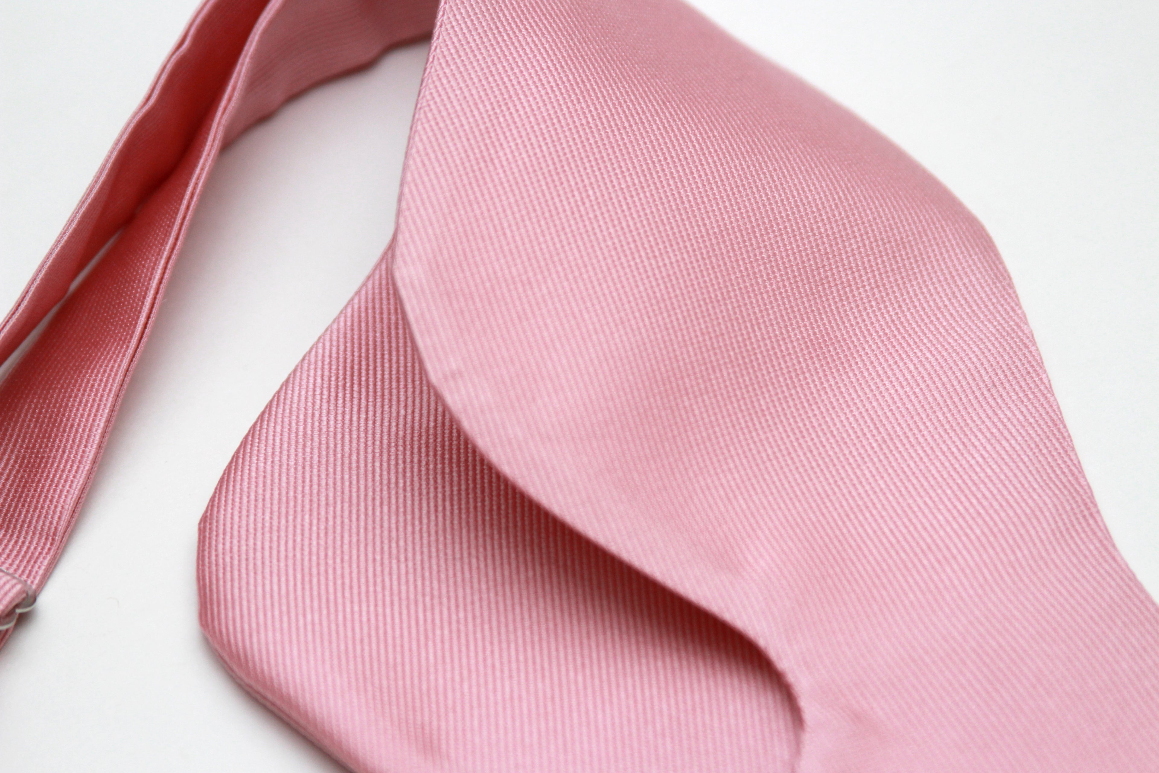 Pink Big Butterfly Silk Bow Tie