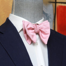 Load image into Gallery viewer, Pink Big Butterfly Silk Bow Tie
