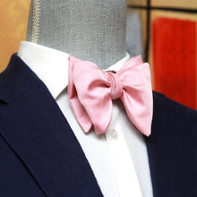 Load image into Gallery viewer, Pink Big Butterfly Silk Bow Tie
