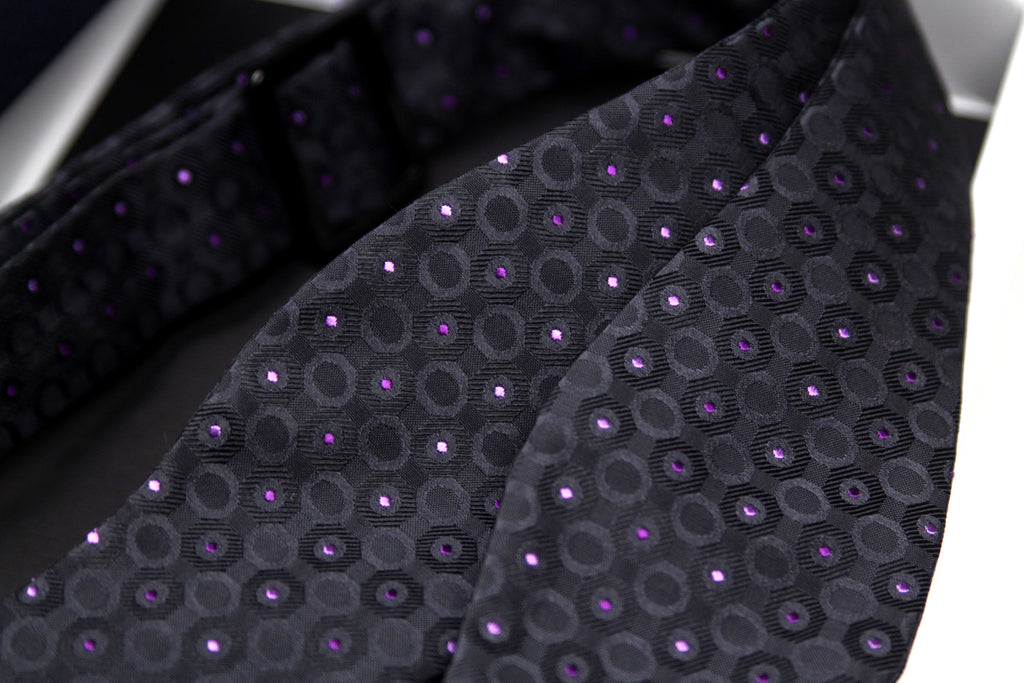 Silk Men's Bow Tie Grey with Ornament