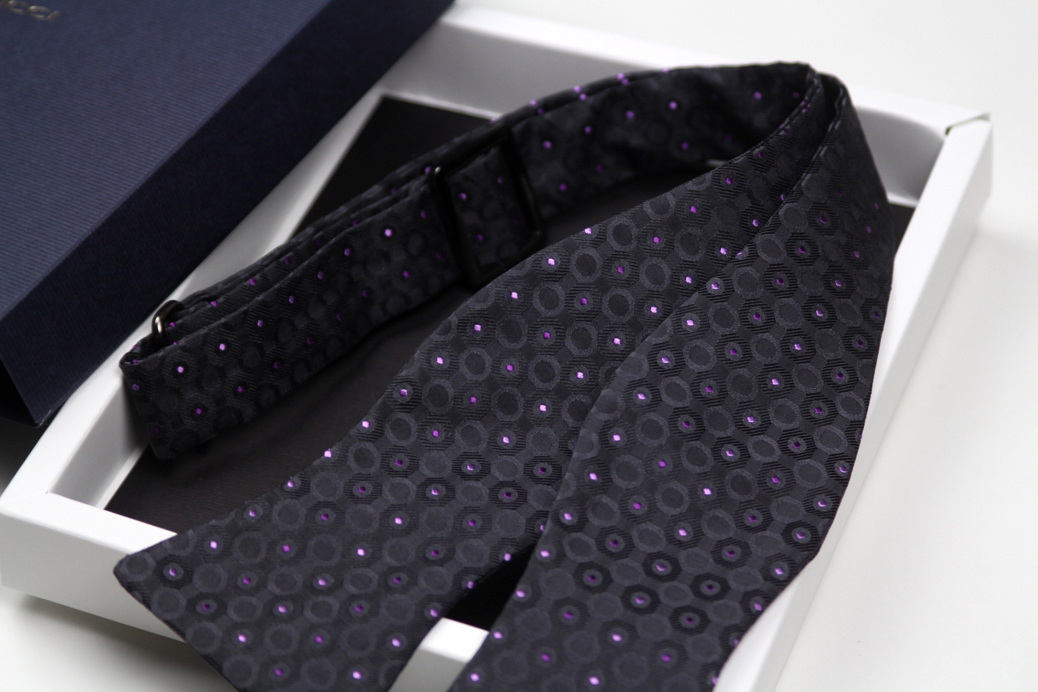 Silk Men's Bow Tie Grey with Ornament