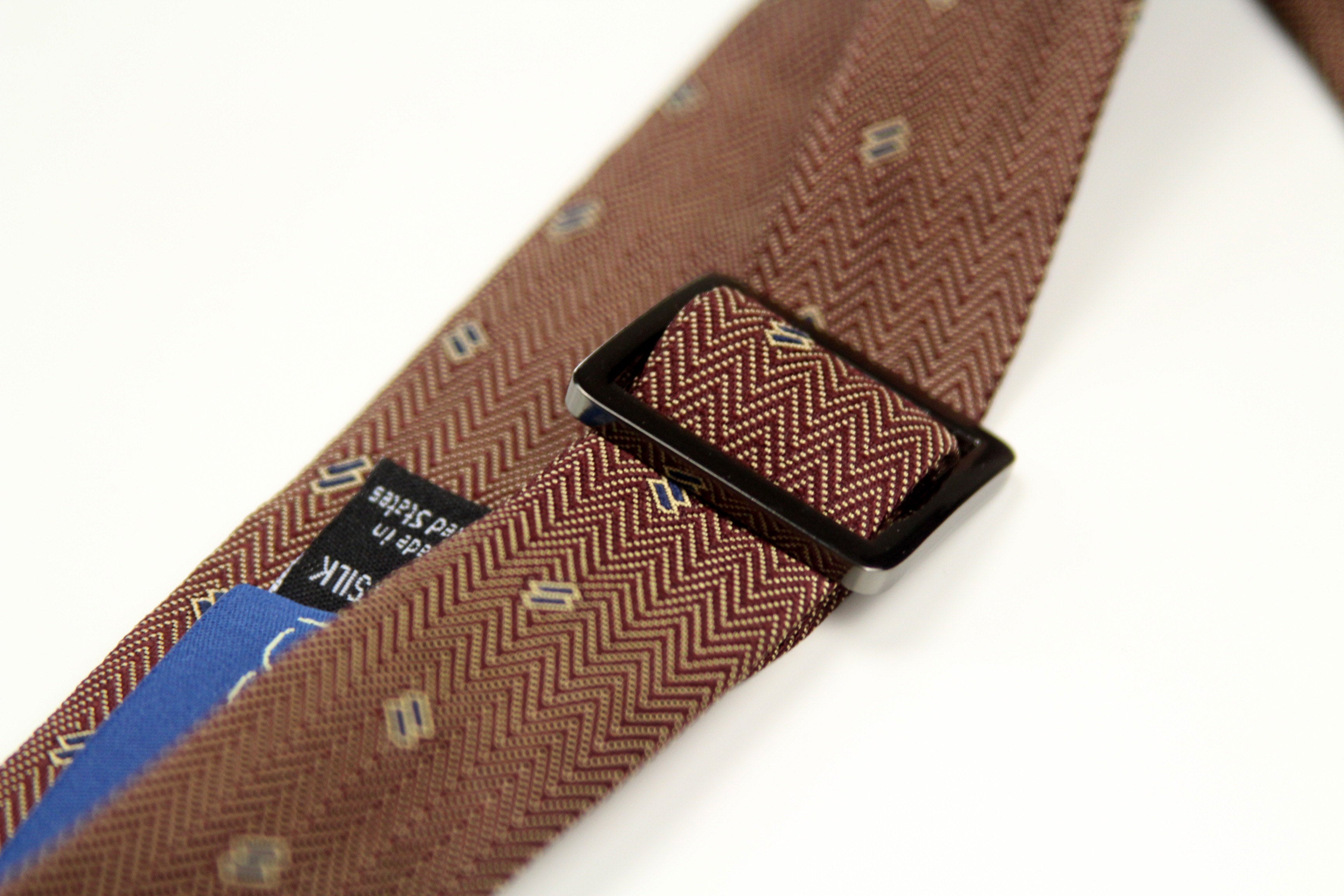 Brown Silk Men's Bow Tie