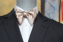 Load image into Gallery viewer, Big Butterfly Beige Silk Bow Tie
