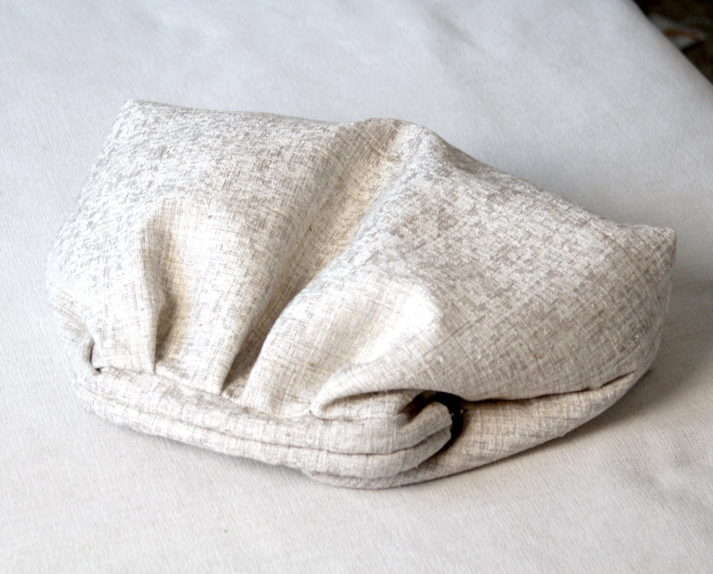 Beige Handmade Women’s Clutch