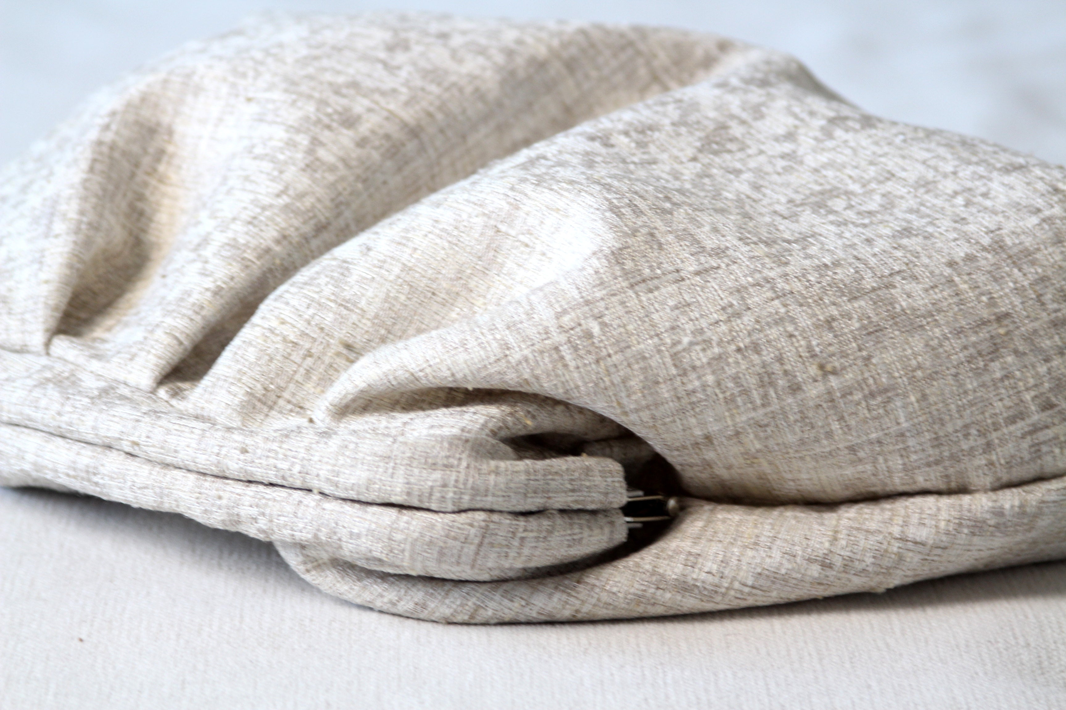 Beige Handmade Women’s Clutch