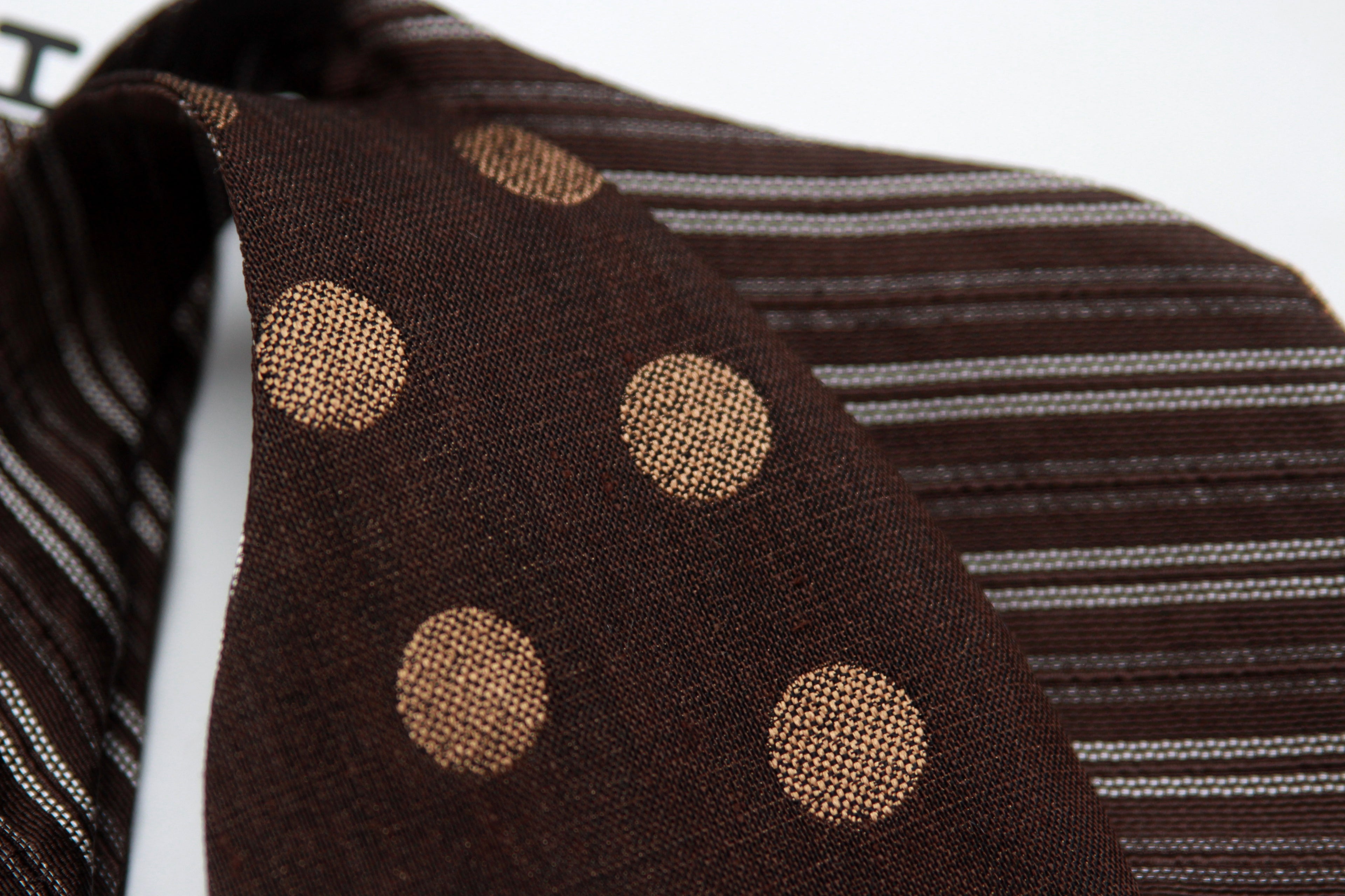 Big Butterfly Brown Silk Bow Tie