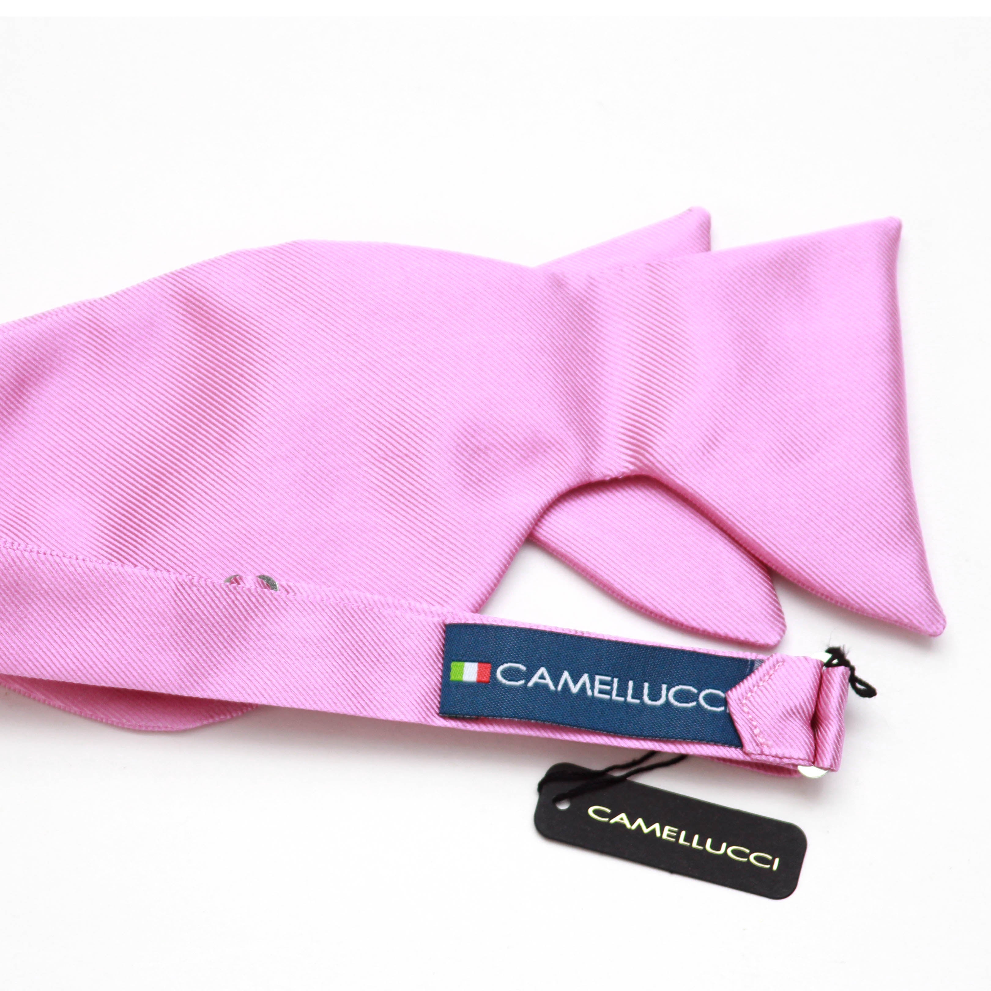Big Butterfly Fuchsia Silk Bow Tie